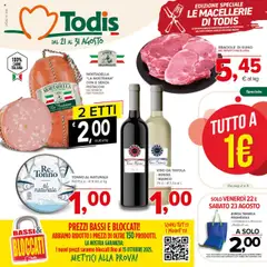 Anteprima del volantino Todis Macelleria catalogo valido a partire dal 21.08.2025