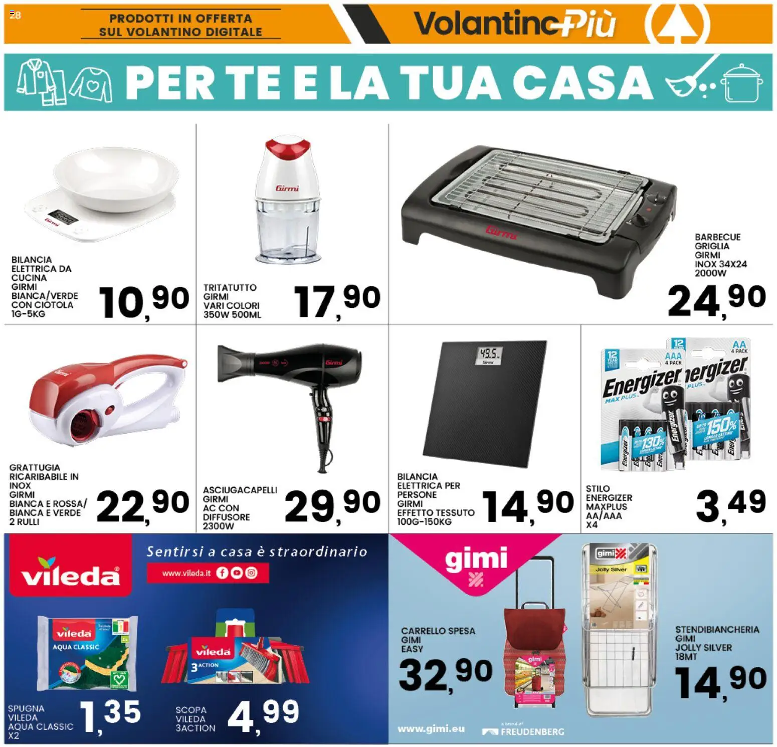 Volantino Interspar del 28.04.2026 | Pagina: 28 | Prodotti: Tritatutto, Barbecue, Stendibiancheria, Ciotola