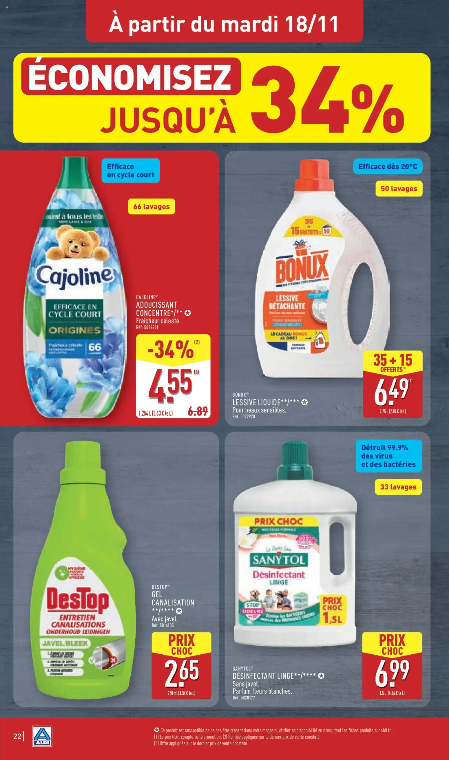 {H1} | Page: 25 | Produits: Parfum, Lessive Liquide, Adoucissant, Lessive