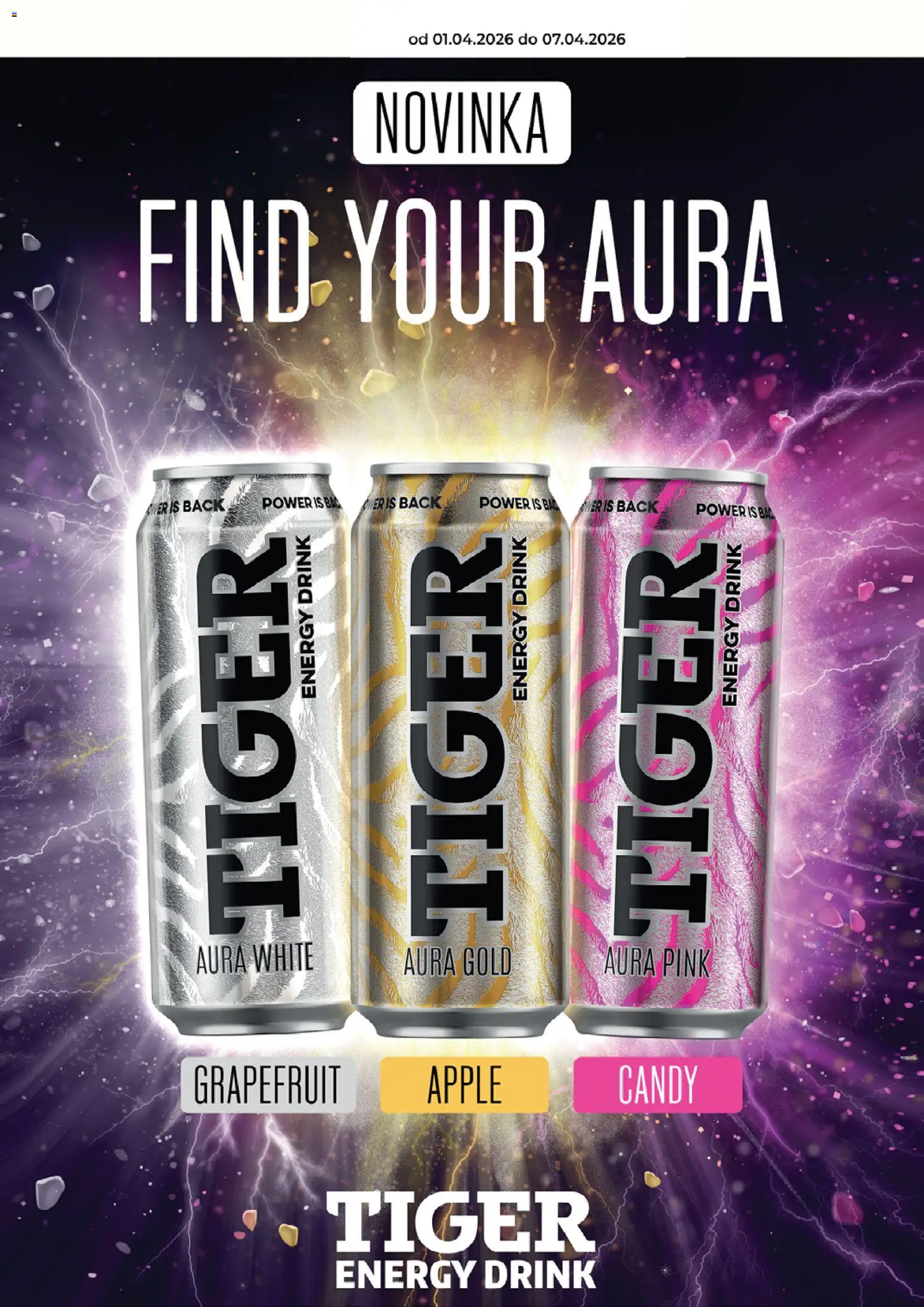 Tamda Foods leták od 01.04.2026 | Strana: 63 | Produkty: Tiger energy, Tiger, Apple, Energy drink