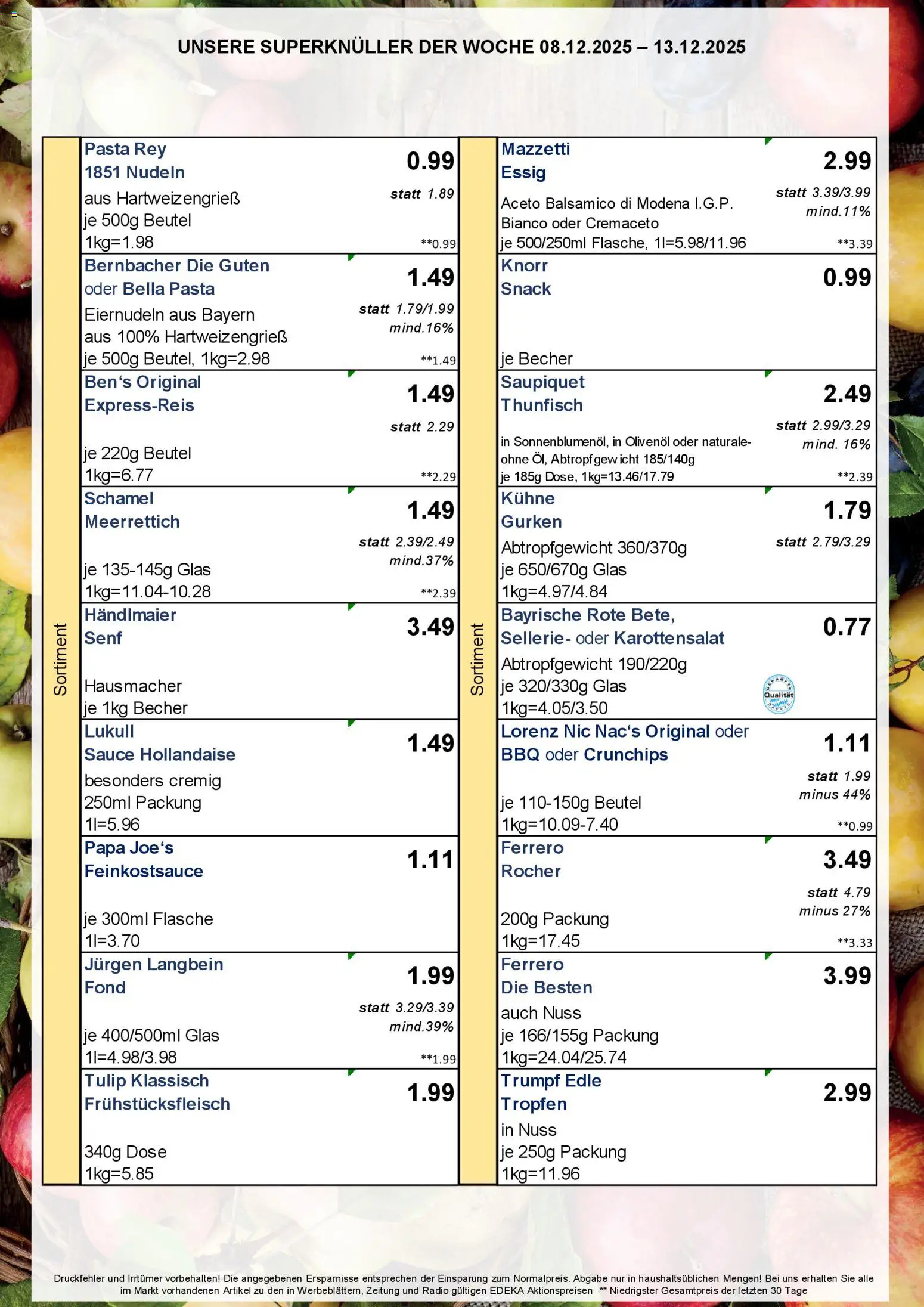 Simmel - Bayern – gültig ab 08.12.2025 | Seite: 2 | Produkte: Gewicht, Olivenol, Nudeln, Radio