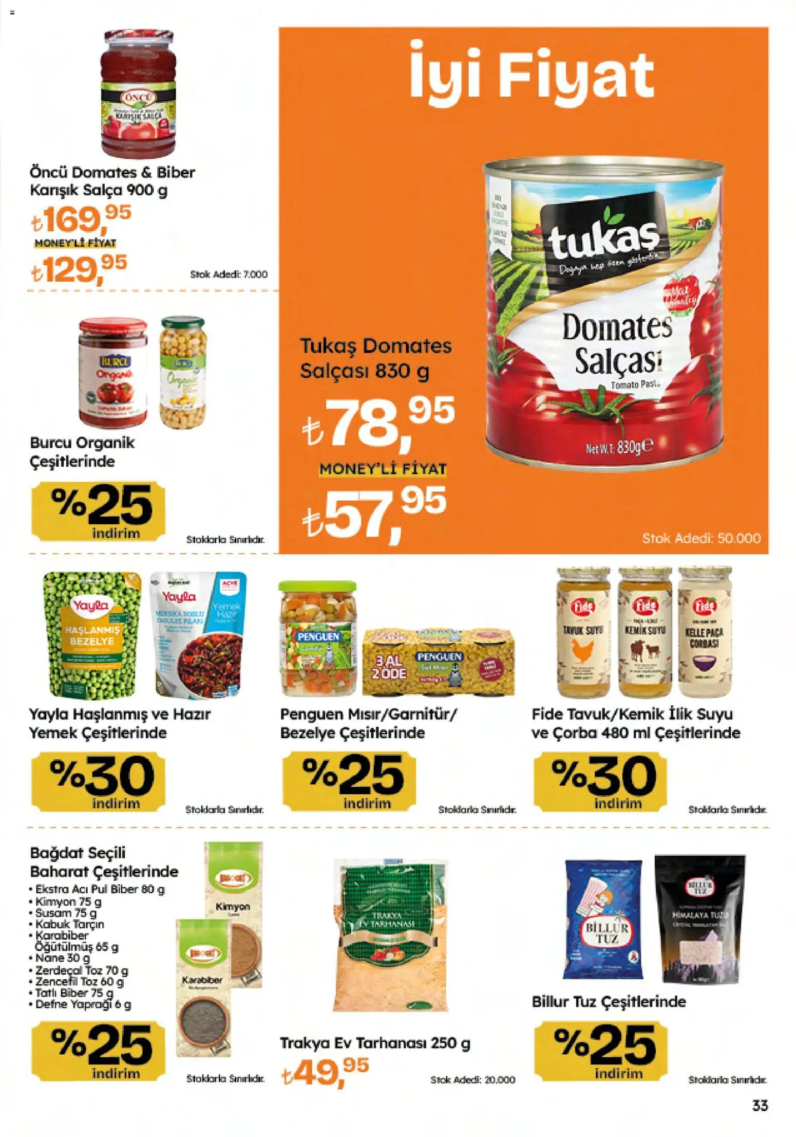 Migros Katalog - Migroskop - 12.02.2026 tarihinden itibaren geçerlidir | Sayfa: 33 | Ürünler: Kabuk Tarçın, Karabiber, Tuz, Zencefil