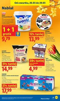Pogląd oferty "PILOS Twaróg sernikowy 6%, Twaróg sernikowy 6%, 1 kg" - ważna od 26.03.2026 | Strona: 43