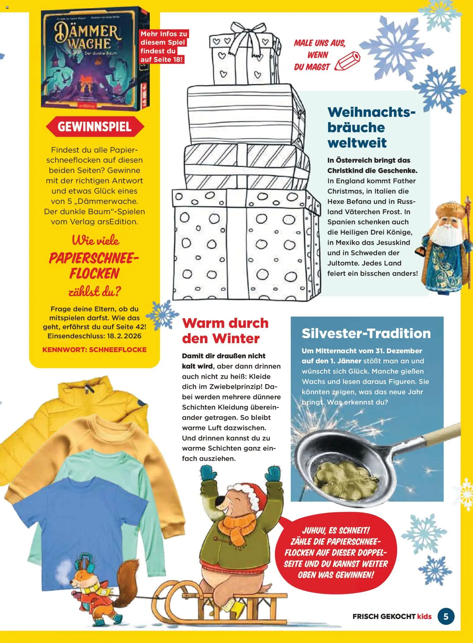 Billa  Frisch Gekocht Kids gültig ab 01.12.2025 | Seite: 5 | Produkte: Flocken, Spiel