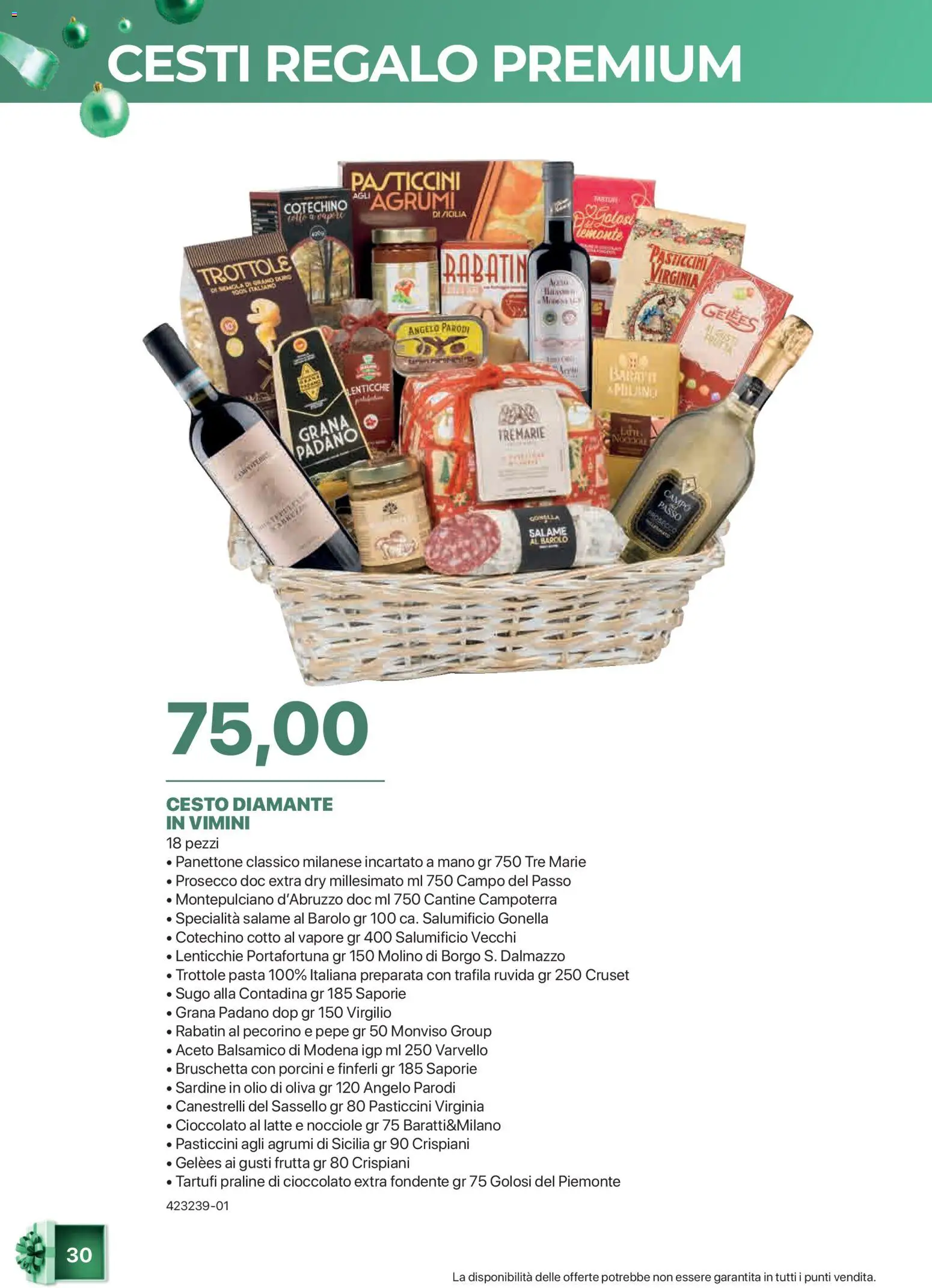 Volantino Sogegross del 05.11.2025 | Pagina: 30 | Prodotti: Nocciole, Grana Padano, Sugo, Pecorino