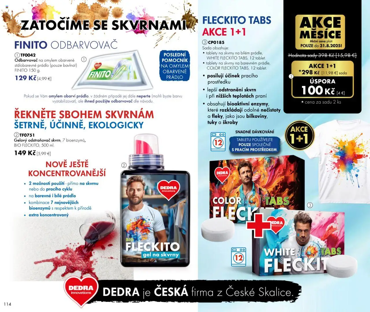 Dedra Katalog 8 2025 │ platný od 25.07.2025 | Strana: 14