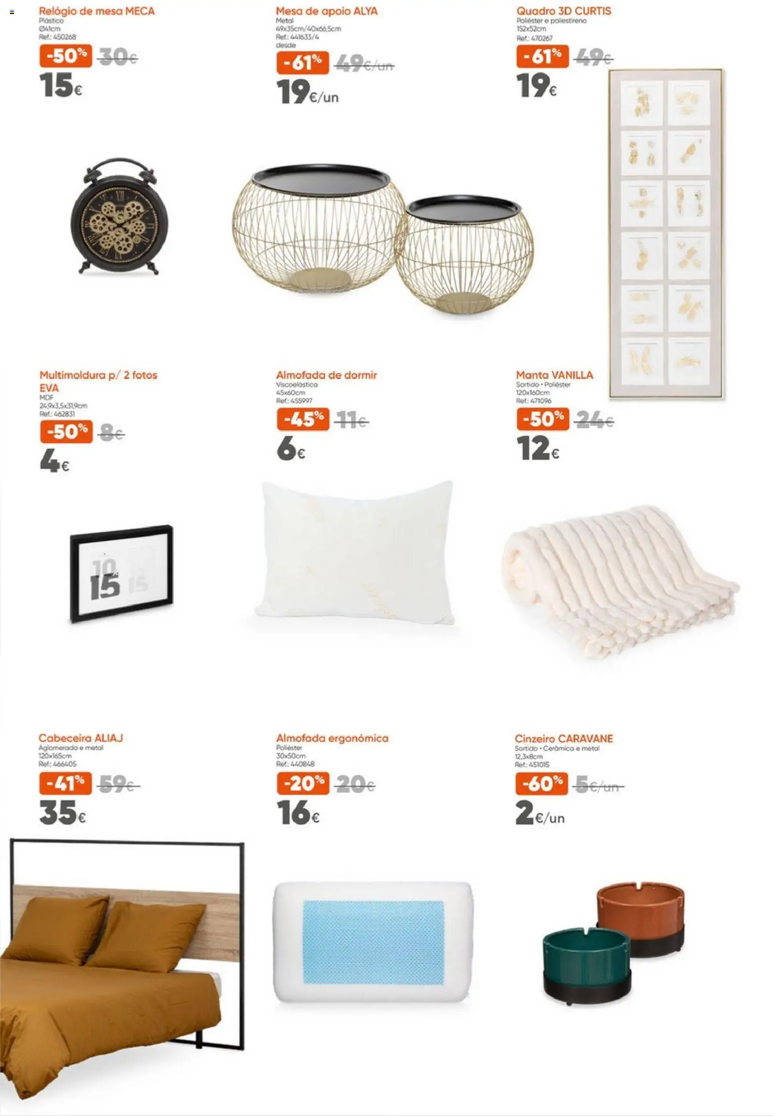Hôma Catálogo │ válido de 09.01.2026 | Página: 6 | Produtos: Relógio, Quadro, Almofada, Mesa