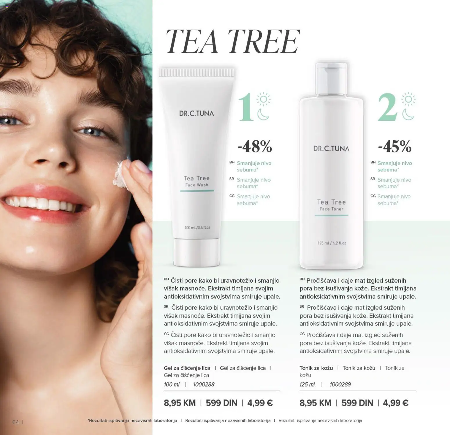 Farmasi katalog - važi od 01.01.2026 | Strana: 64 | Proizvode: Toner, Tonik