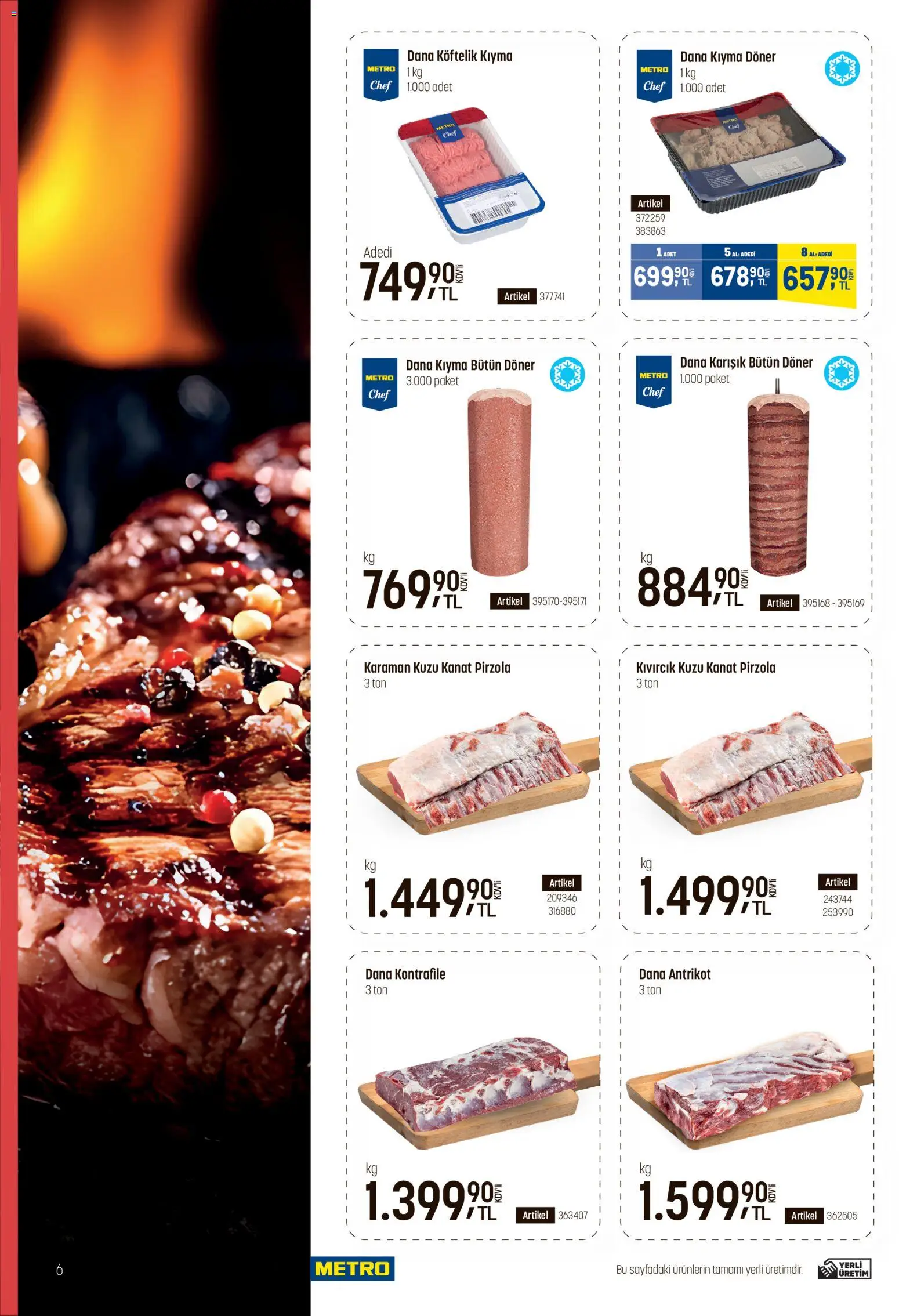 Metro - Fast Food Kataloğu - 01.04.2026 tarihinden itibaren geçerlidir | Sayfa: 6