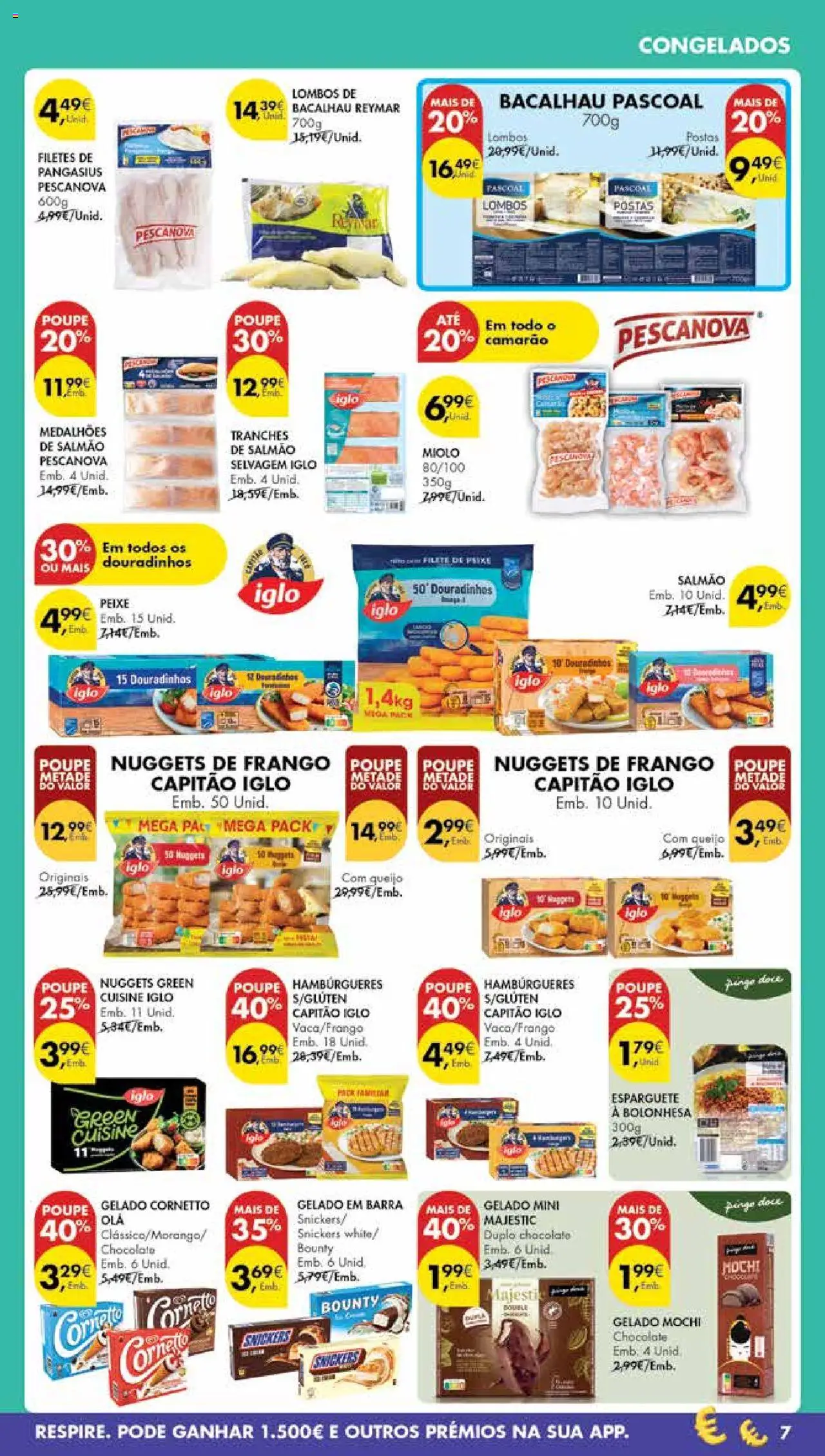 Pingo Doce Poupe Esta Semana Madeira │ válido de 14.10.2025 | Página: 7 | Produtos: Bacalhau, Frango, Camarão, Queijo