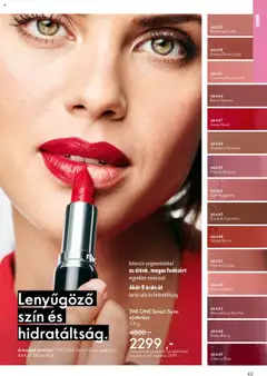 Katalógus Oriflame 2025/14 - amely érvényes a következő dátumtól: 01.10.2025 | Oldal: 43 | Termékek: Smink, Ajakrúzs