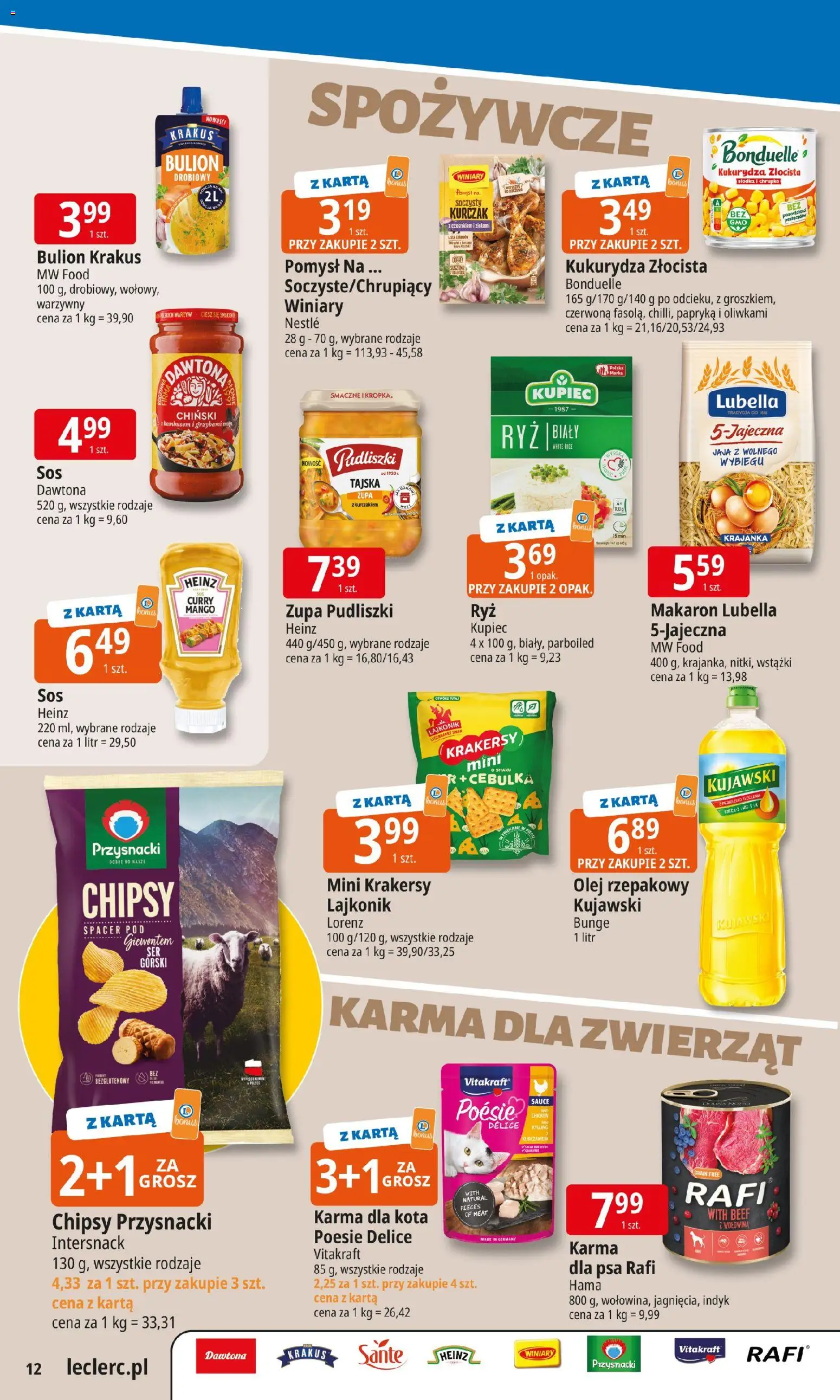 E.Leclerc Gazetka - Kłodzko od 02.02.2026 | Strona: 12 | Produkty: Mango, Karta, Chipsy, Kukurydza