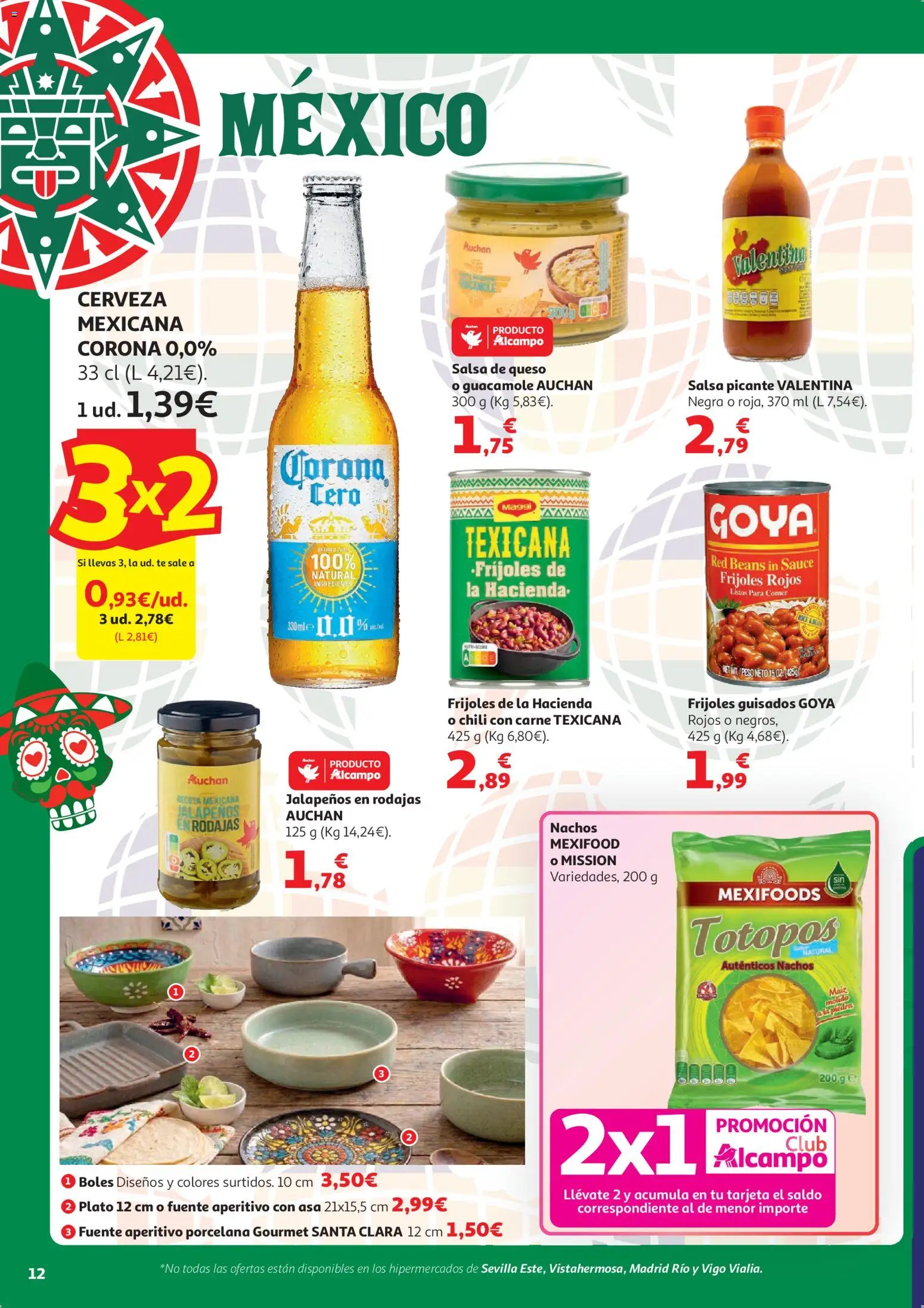 Alcampo  HG Unico Mad │ válido desde el 07.04.2026 | Página: 13 | Productos: Καλτσάκια μισά, Cerveza, Guacamole, Té