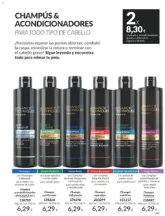 Catálogo AVON campaña 8 │ válido desde el 01.08.2025 | Página: 149 | Productos: Champú, Acondicionador, Τυρόπιτα, Body