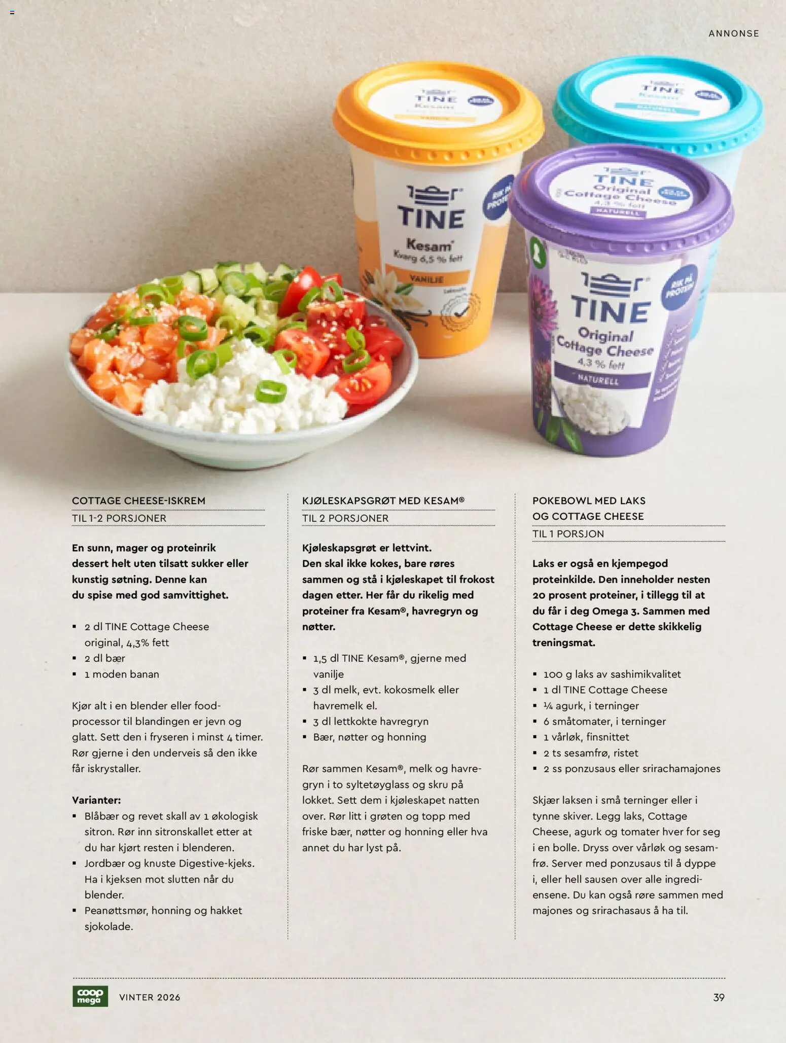 {H1} | Side: 39 | Produkter: Melk, Havremelk, Blåbær, Mikrovalovka