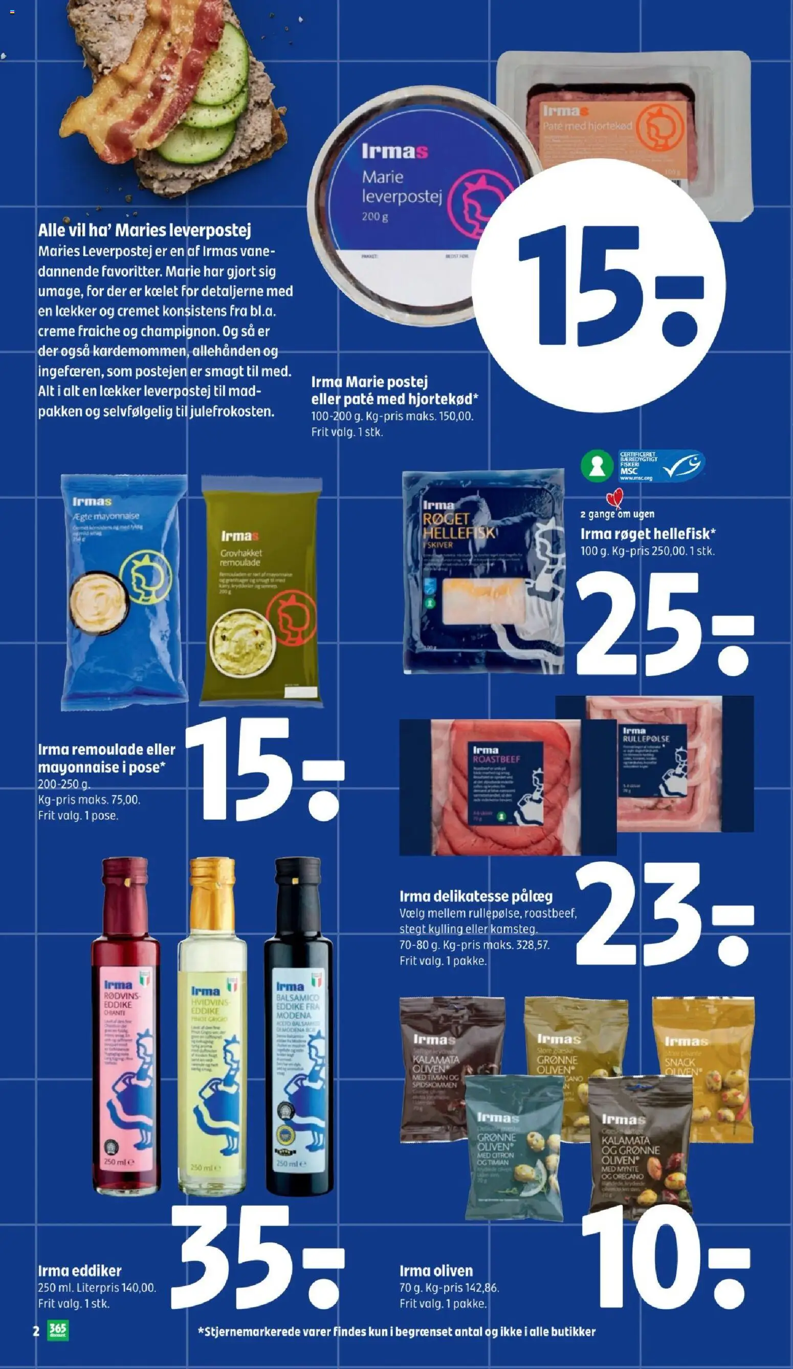 Coop 365 tilbudsavis – gyldig fra 04.12.2025 | Side: 2 | Produkter: Pålæg, Rullepølse, Roastbeef, Mynte