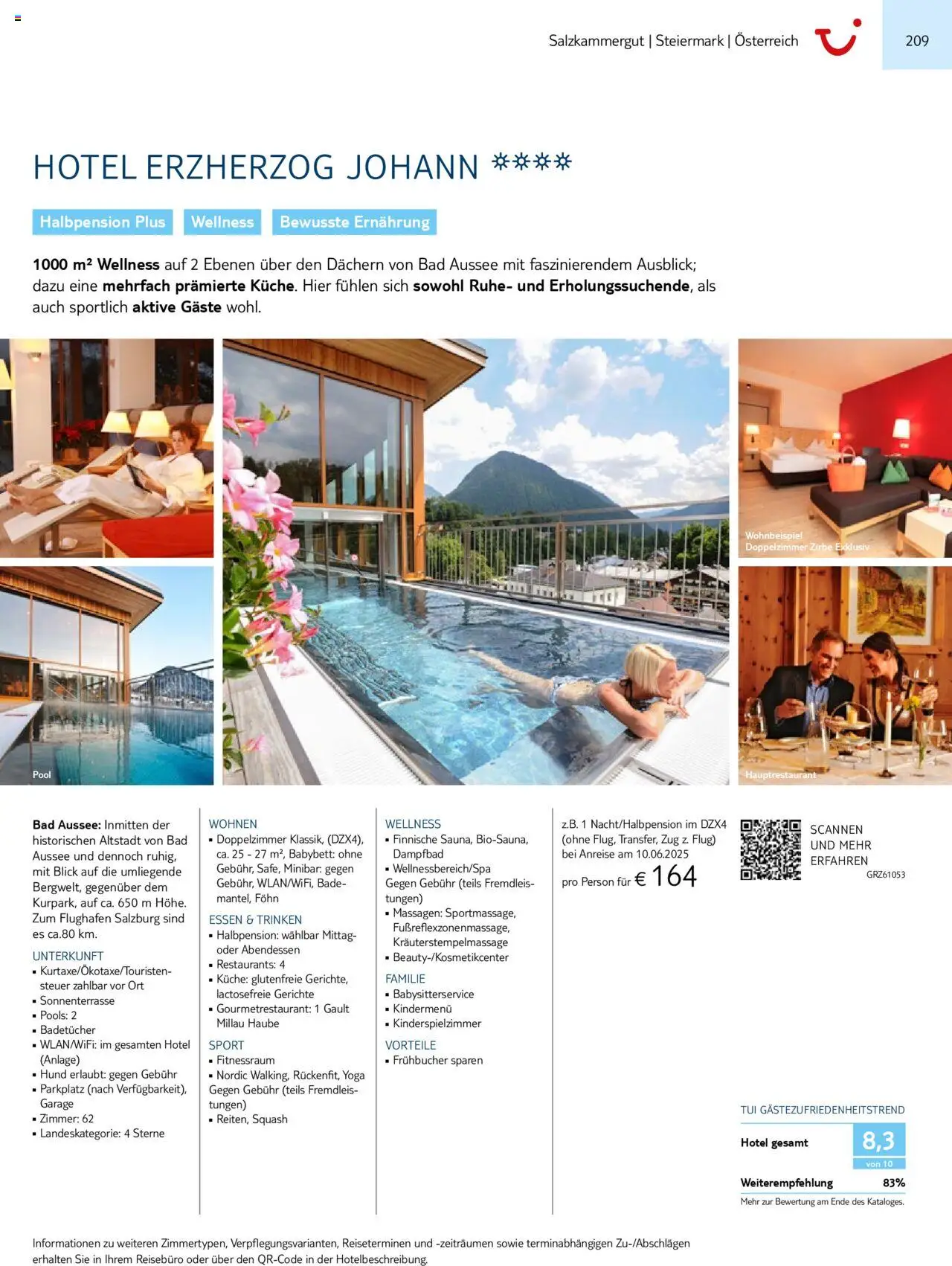 Aida - Urlaub mit eigener Anreise 2025/26 – gültig ab 01.11.2024 | Seite: 209 | Produkte: Babybett, Bad, Küche, Föhn