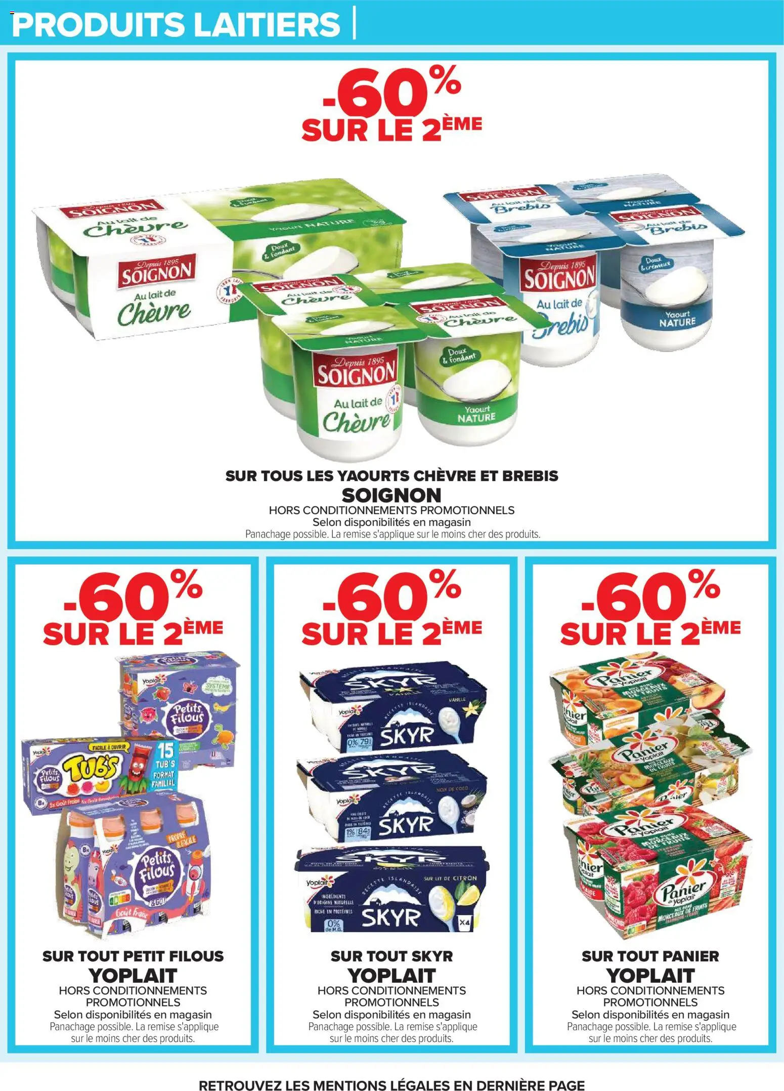 {H1} | Page: 18 | Produits: Panier, Lait, Yaourt, Skyr