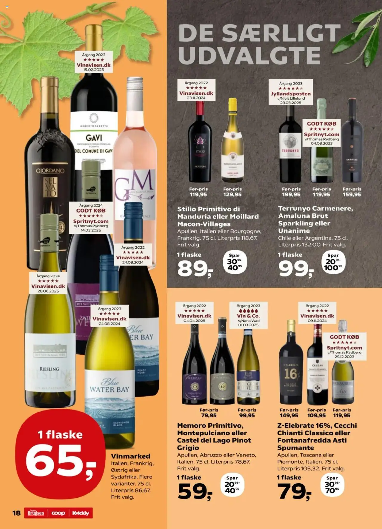 Super Brugsen tilbudsavis – gyldig fra 10.10.2025 | Side: 19 | Produkter: Vin