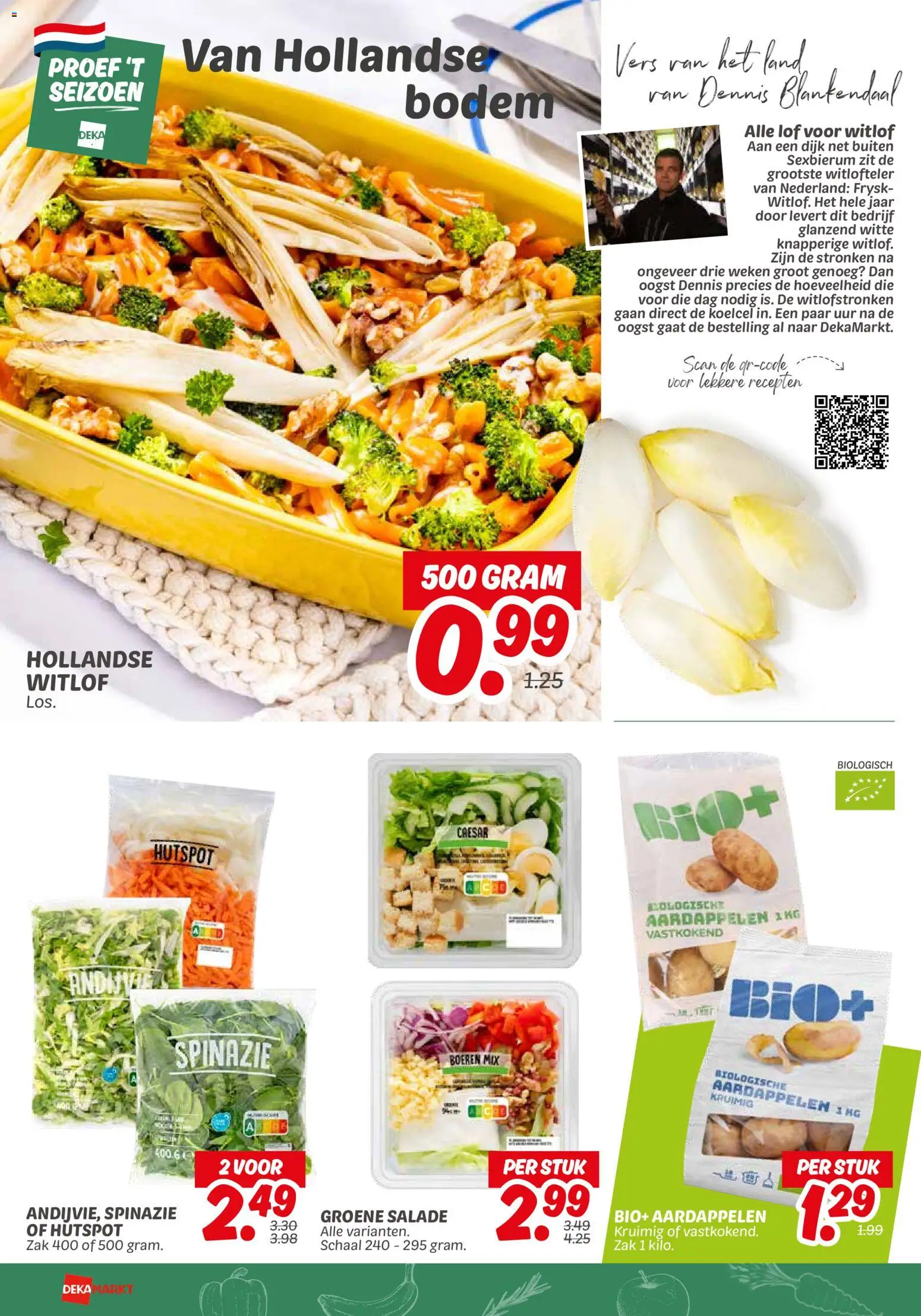 {H1} | Pagina: 4 | Producten: Spinazie, Schaal, Salade, Zak