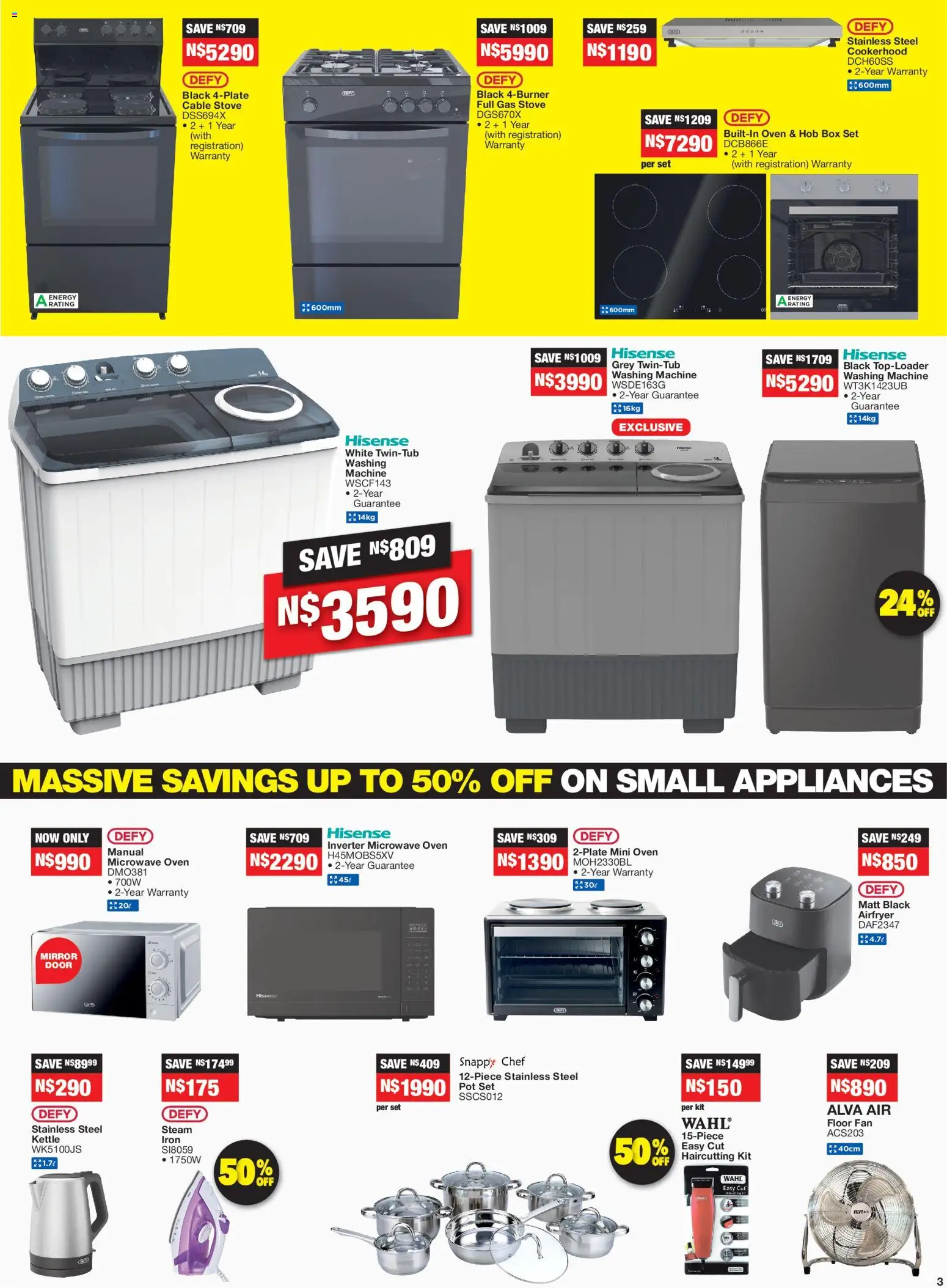 New OK Furniture catalogue – valid from 24.11.2025 | Page: 3 | Products: Hob, Fan, Box, Mirror