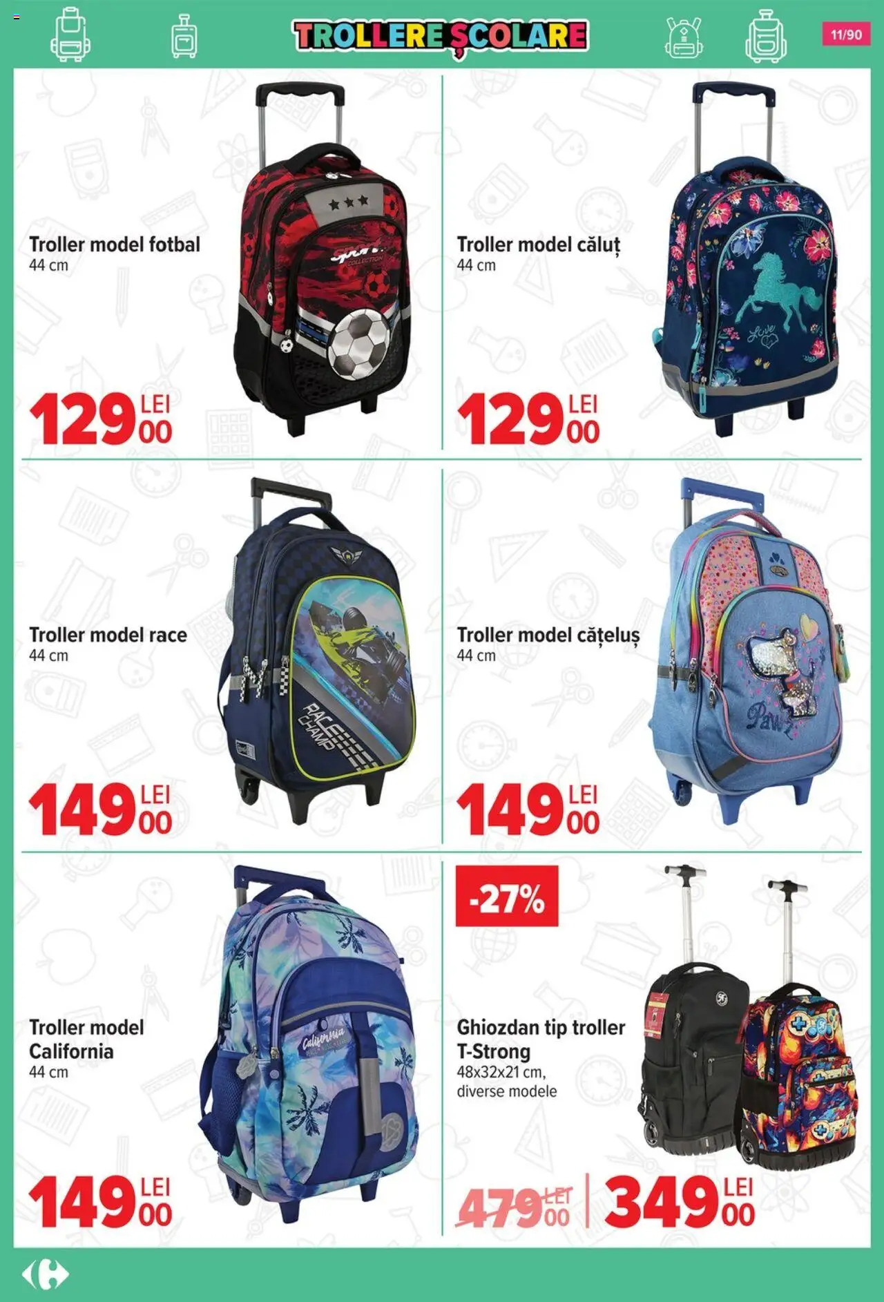 Carrefour catalog - Începe școala – valabil de la 13.08.2025 | Pagină: 12 | Produse: Ghiozdan