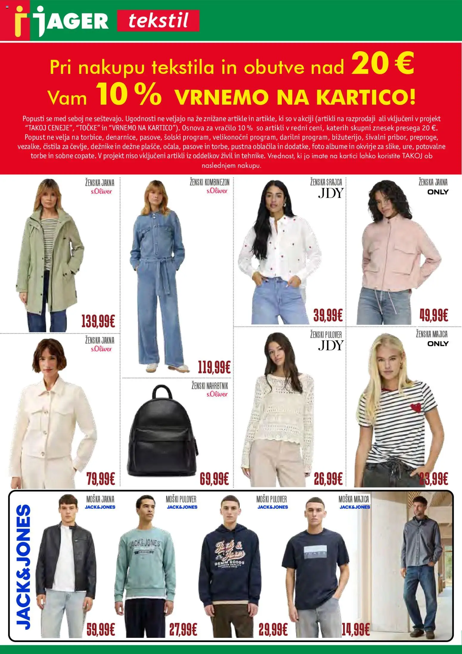 Novi Jager katalog ponudbe – veljaven od 25.02.2026 | Stran: 1 | Izdelki: Srajca, Oblacila, Majica, Pulover