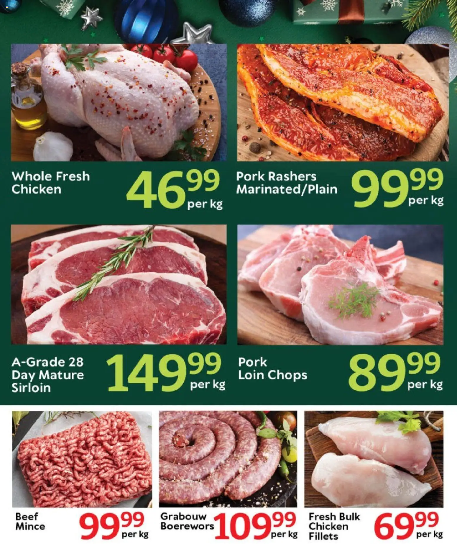 New Oxford Freshmarket catalogue – valid from 25.11.2025 | Page: 3 | Products: Chicken, Pork, Beef