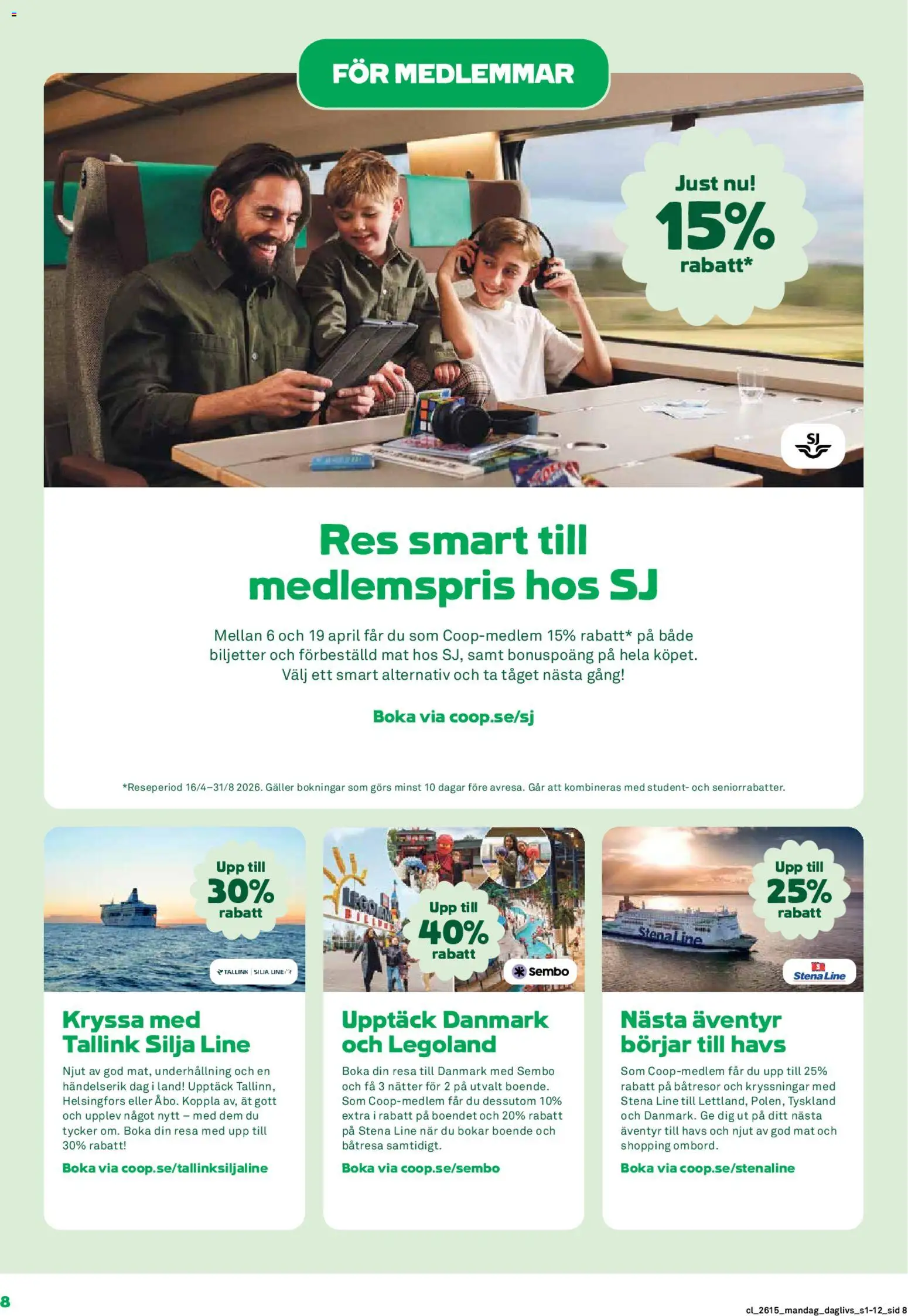 Coop Daglivs reklamblad aktuell från 07.04.2026 | Sida: 8