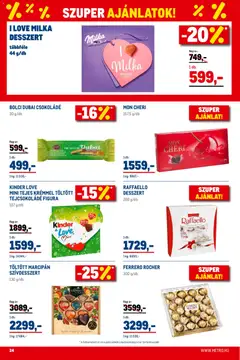 Metro - Élelmiszer és Szezonális katalógus 2026/01 - amely érvényes a következő dátumtól: 02.01.2026 | Oldal: 24 | Termékek: Marcipan, Ferrero rocher, Tejcsokoládé, Csokoládé
