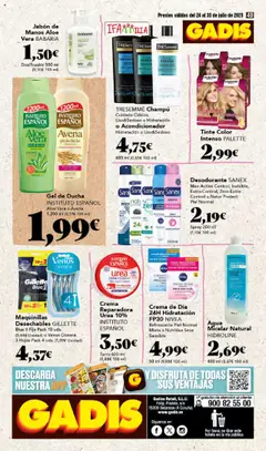 Gadis folleto │ válido desde el 24.07.2025 | Página: 40 | Productos: Jabón, Desodorante, Crema de día, Ducha