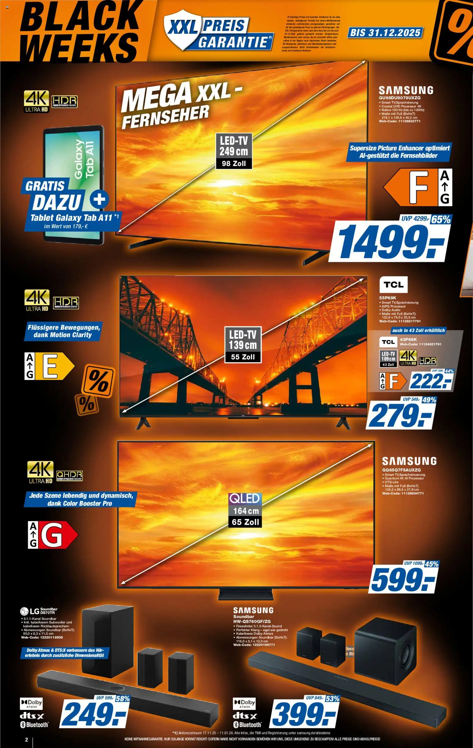 Expert - Black Friday – gültig ab 28.11.2025 | Seite: 10 | Produkte: Samsung, Soundbar, Tablet, Fernseher