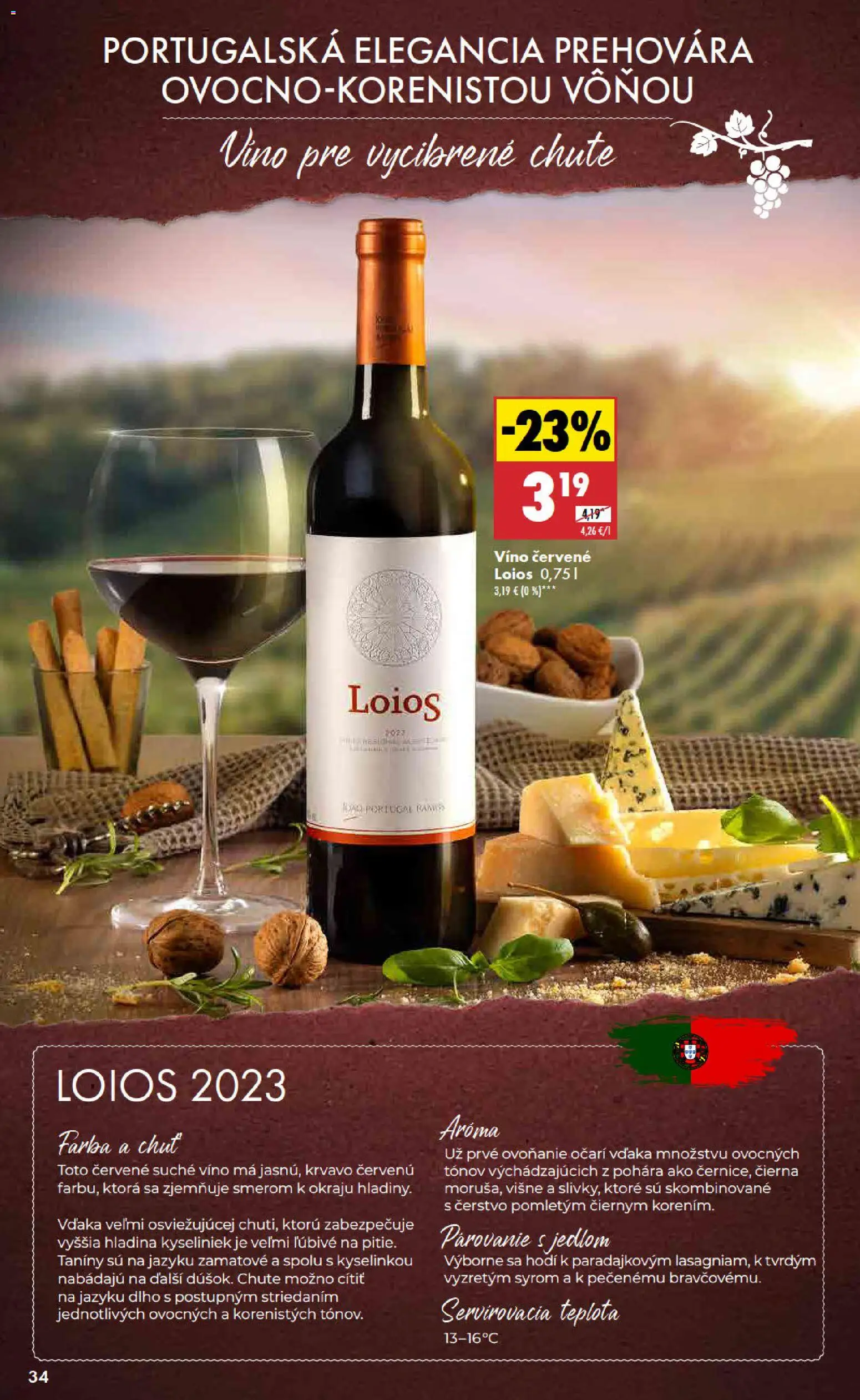 Nové Biedronka akcie – leták je platný od 11.12.2025 | Strana: 34 | Produkty: Víno, Višne