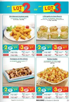 Maximo - Prévisualisation de Maximo catalogue valide à partir de 24.12.2025 | Page: 23 | Produits: Four, Poisson, Crème, Pommes de terre