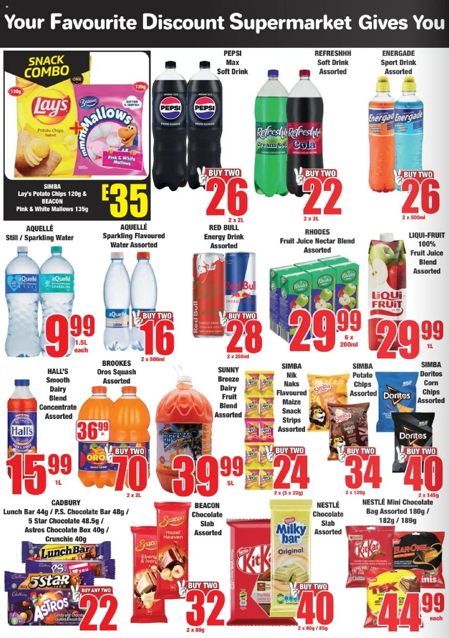 New Boxer catalogue – valid from 07.04.2026 | Page: 4 | Products: Corn, Squash, Juice, Fruit