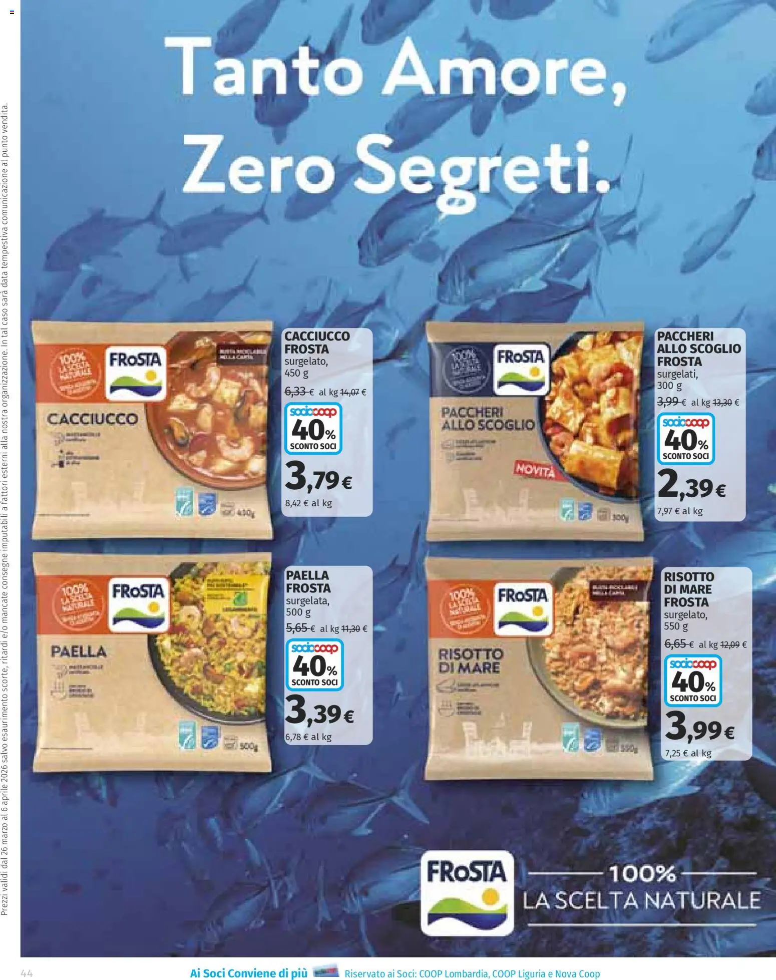 Volantino Ipercoop del 26.03.2026 | Pagina: 44 | Prodotti: Data, Paccheri, Paella