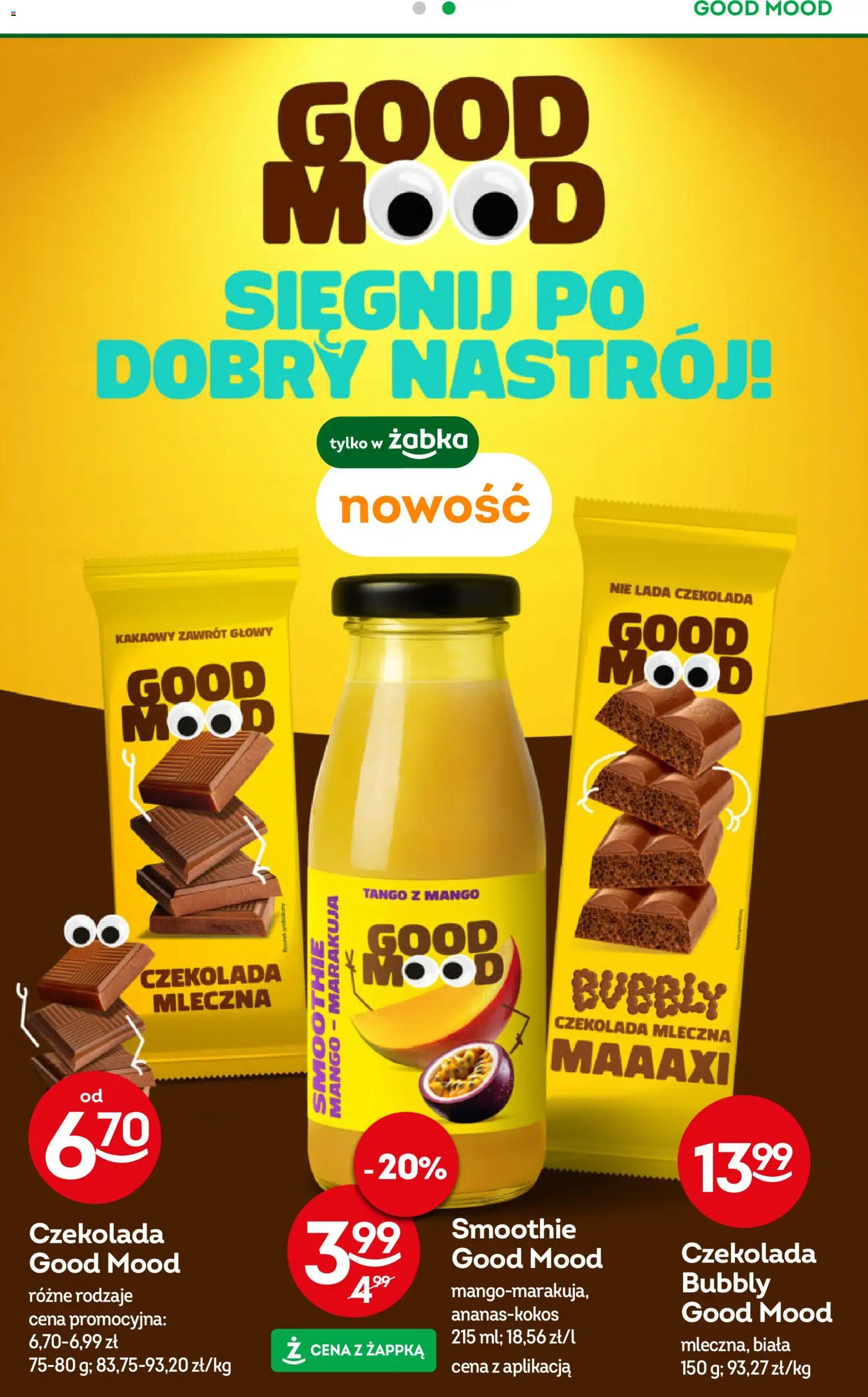 Żabka Black Friday od 19.11.2025 | Strona: 27 | Produkty: Mango, Czekolada mleczna, Smoothie, Czekolada