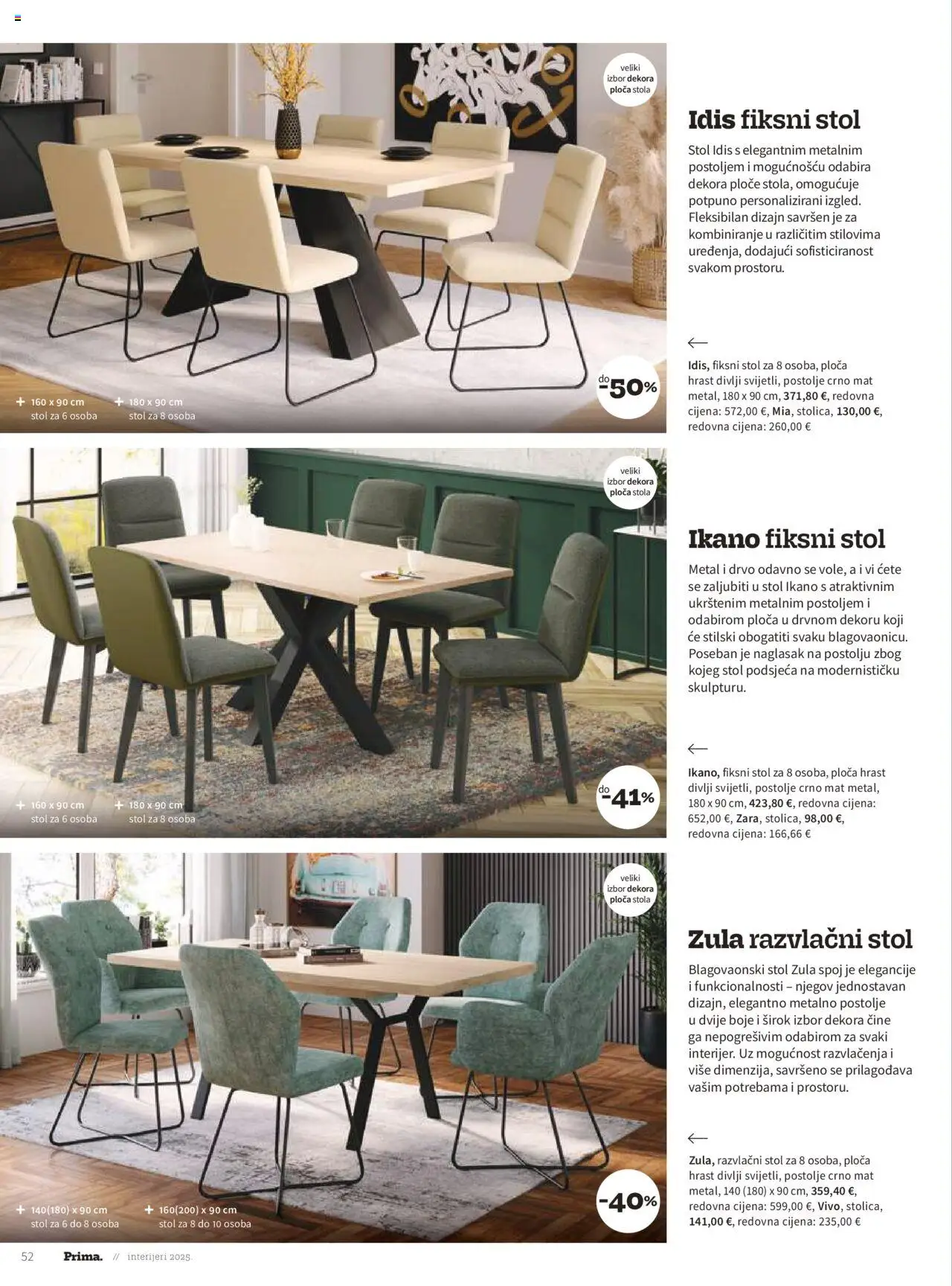 Prima katalog | vrijedi od 01.01.2025 | Stranica: 54 | Proizvodi: Stol