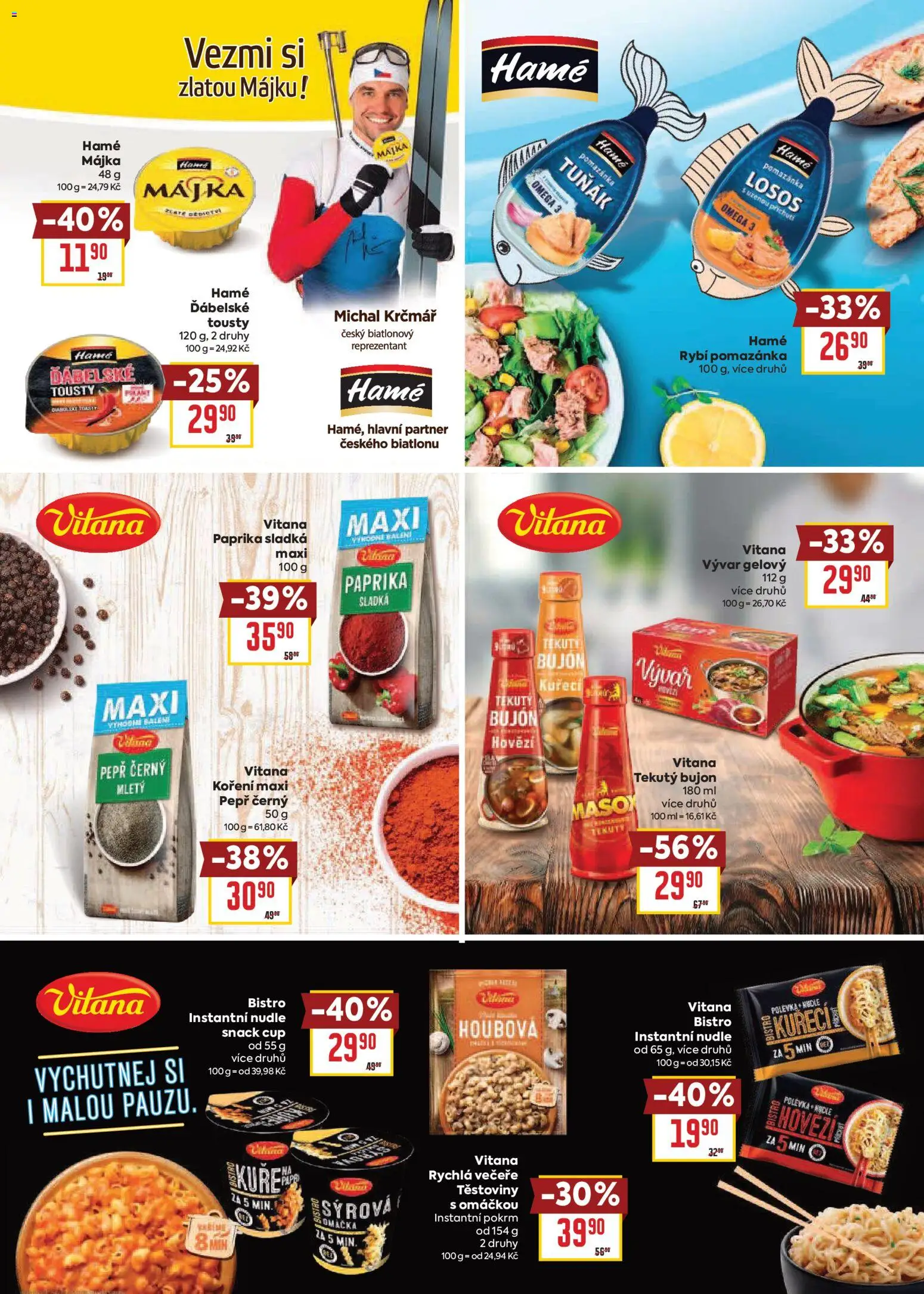 Billa leták - Vaše oblíbené značky od 25.02.2026 | Strana: 15 | Produkty: Omega 3, Těstoviny, Losos, Bujón