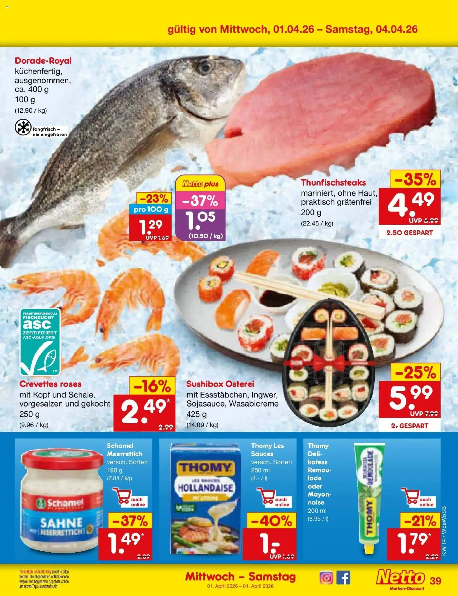 Netto Marken-Discount Prospekt Mannheim	 – gültig ab 29.03.2026 | Seite: 53 | Produkte: Sahne