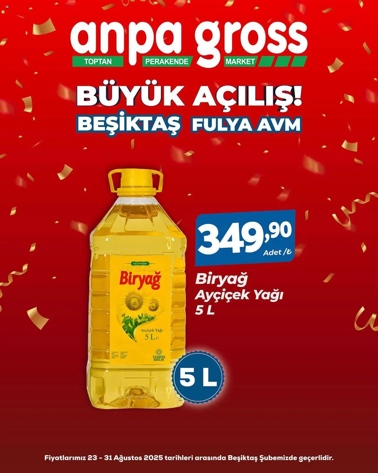 Anpa Gross Büyük Açılış - 23.08.2025 tarihinden itibaren geçerlidir | Sayfa: 3