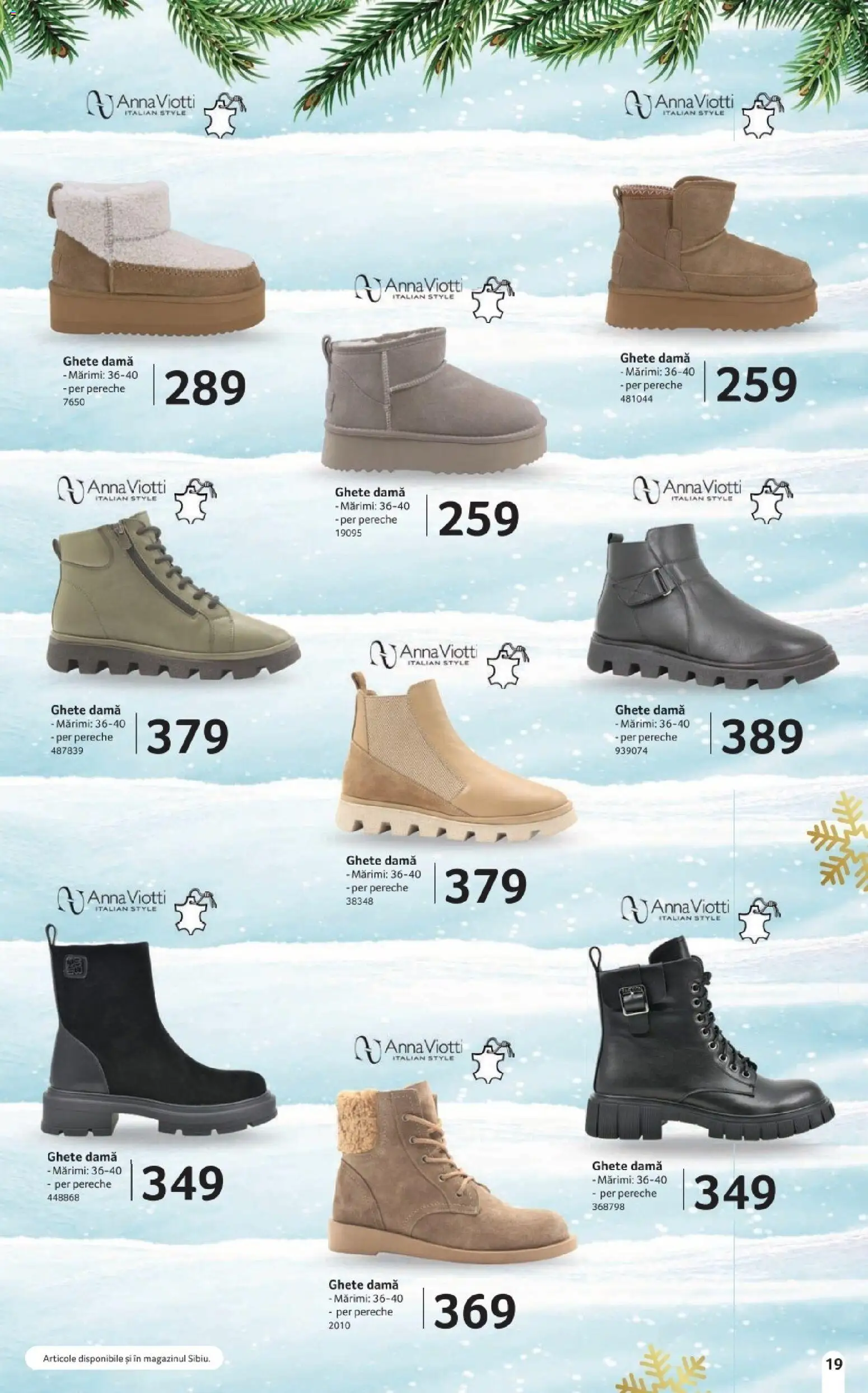 Noul catalog Selgros – valabil de la 14.11.2025 | Pagină: 19 | Produse: Delgeç, Ghete