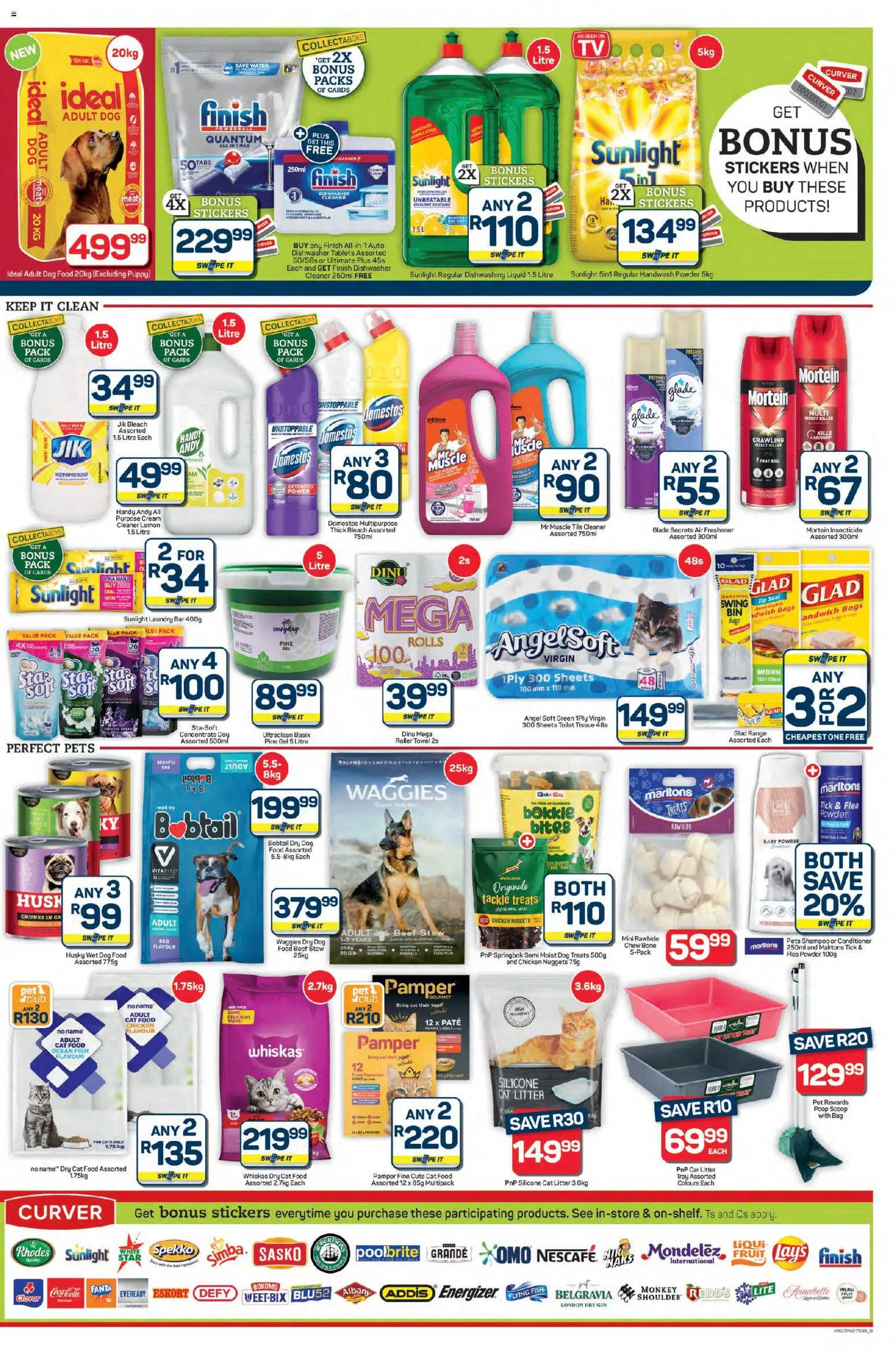 New Pick n Pay catalogue – valid from 23.10.2025 | Page: 9 | Products: Air freshener, Chicken, Dishwasher tablets, Lemon