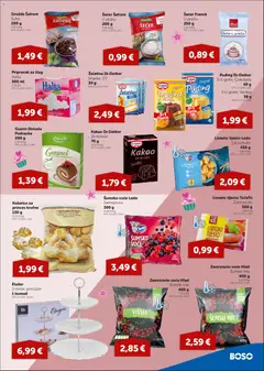 Boso - Katalog - Pregled kataloga iz trgovine Boso, vrijedi od 26.03.2026 | Stranica: 7 | Proizvodi: Šumsko voće, Puding, Ledo, Grožđe