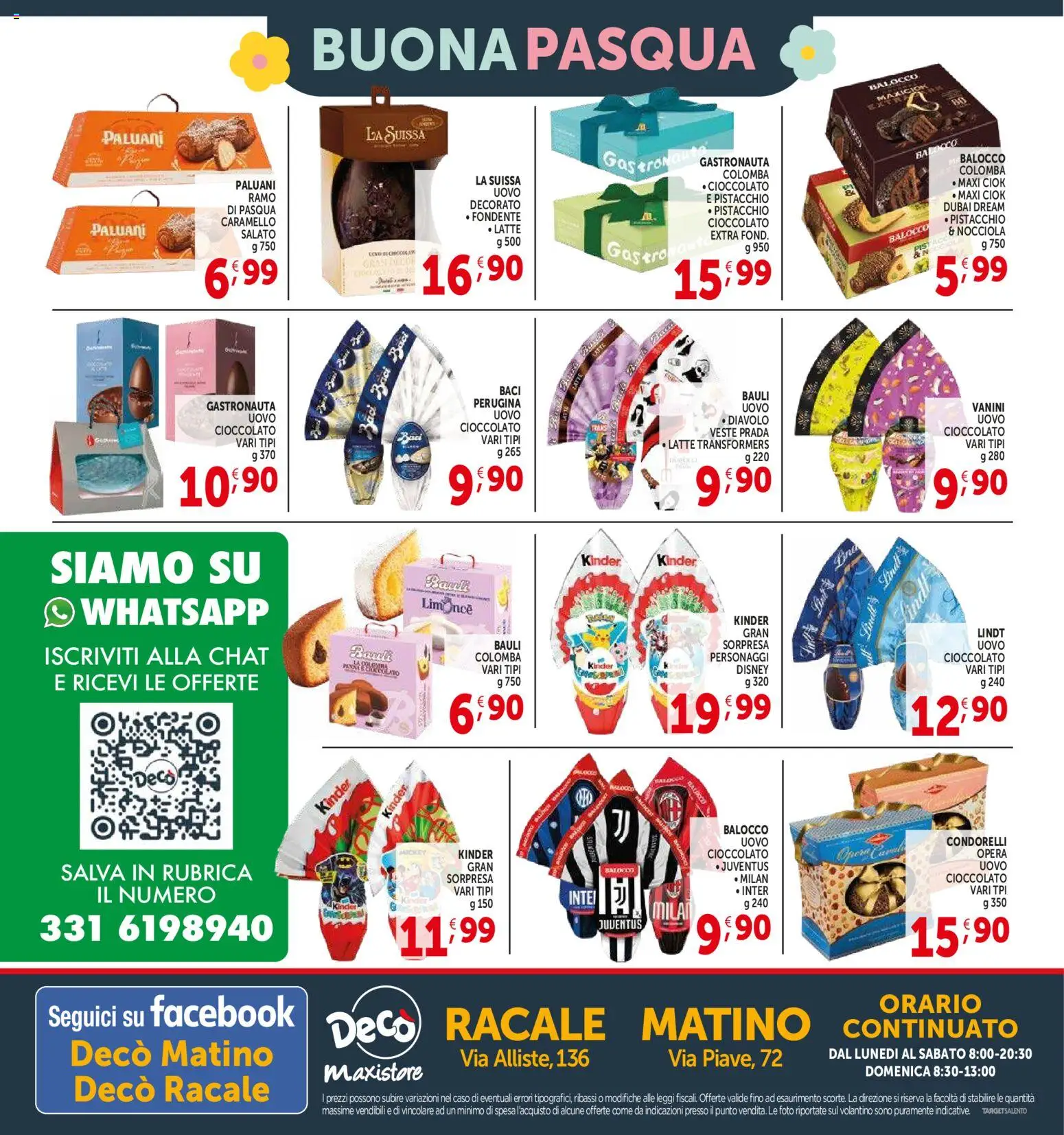 Volantino Decò del 27.03.2026 | Pagina: 12 | Prodotti: Cioccolato, Latte