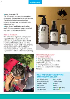 Clicks specials catalogue – valid from 01.10.2025 | Page: 45 | Products: Serum, Braids, Butter, Hair oil