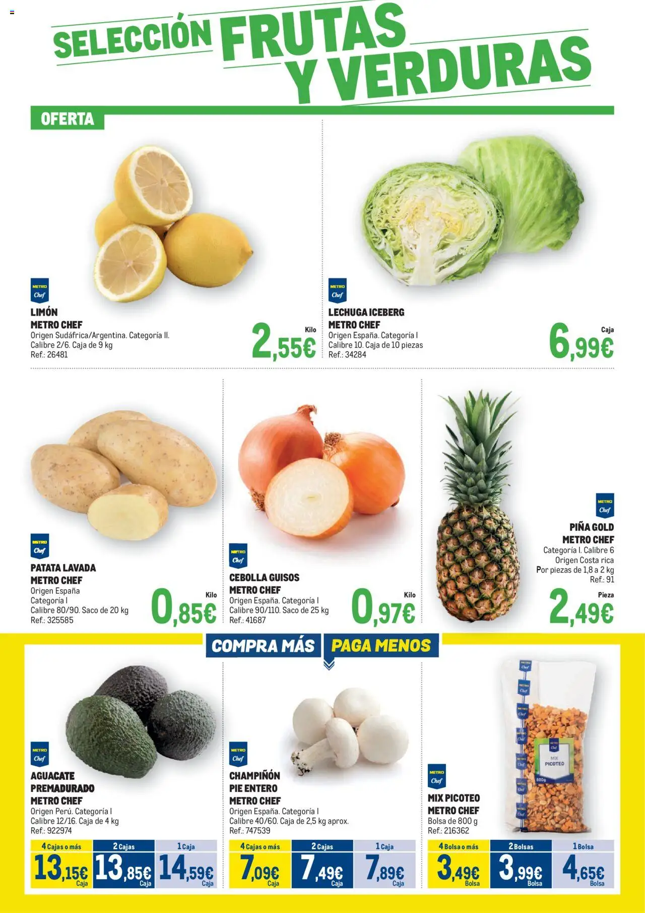 Makro - Fresco Andalucía │ válido desde el 19.08.2025 | Página: 3 | Productos: Piña, Παγωμένο τσάι, Bolsa, Caja