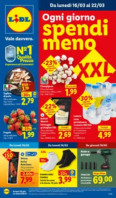 Anteprima del volantino Lidl volantino valido a partire dal 16.03.2026