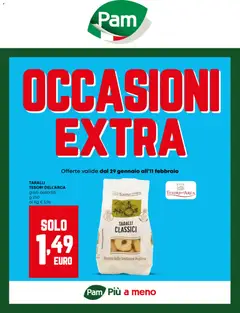 Anteprima del volantino PAM Occasioni Extra catalogo valido a partire dal 29.01.2026