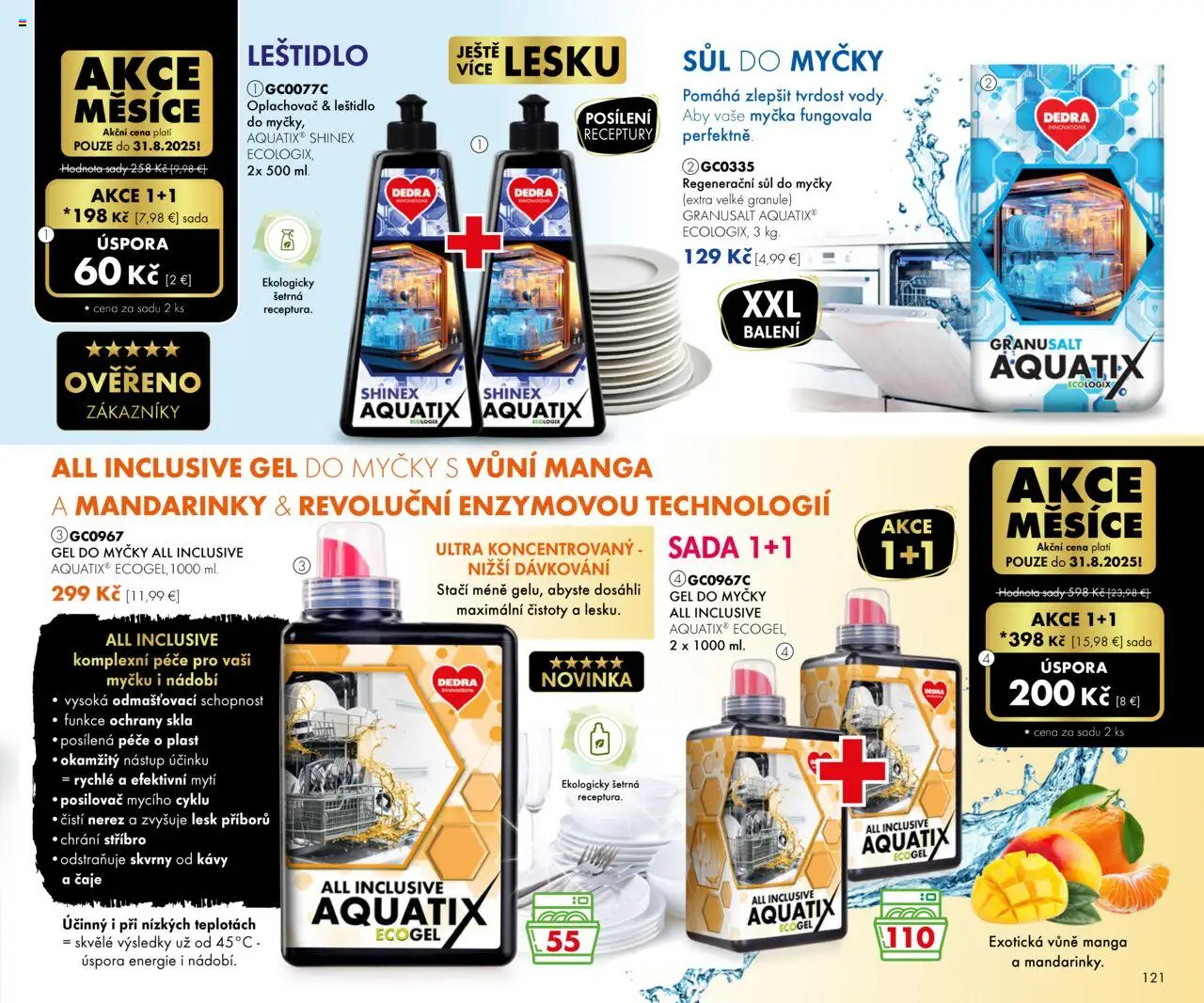 Dedra Katalog 8 2025 │ platný od 25.07.2025 | Strana: 21 | Produkty: Mandarinky
